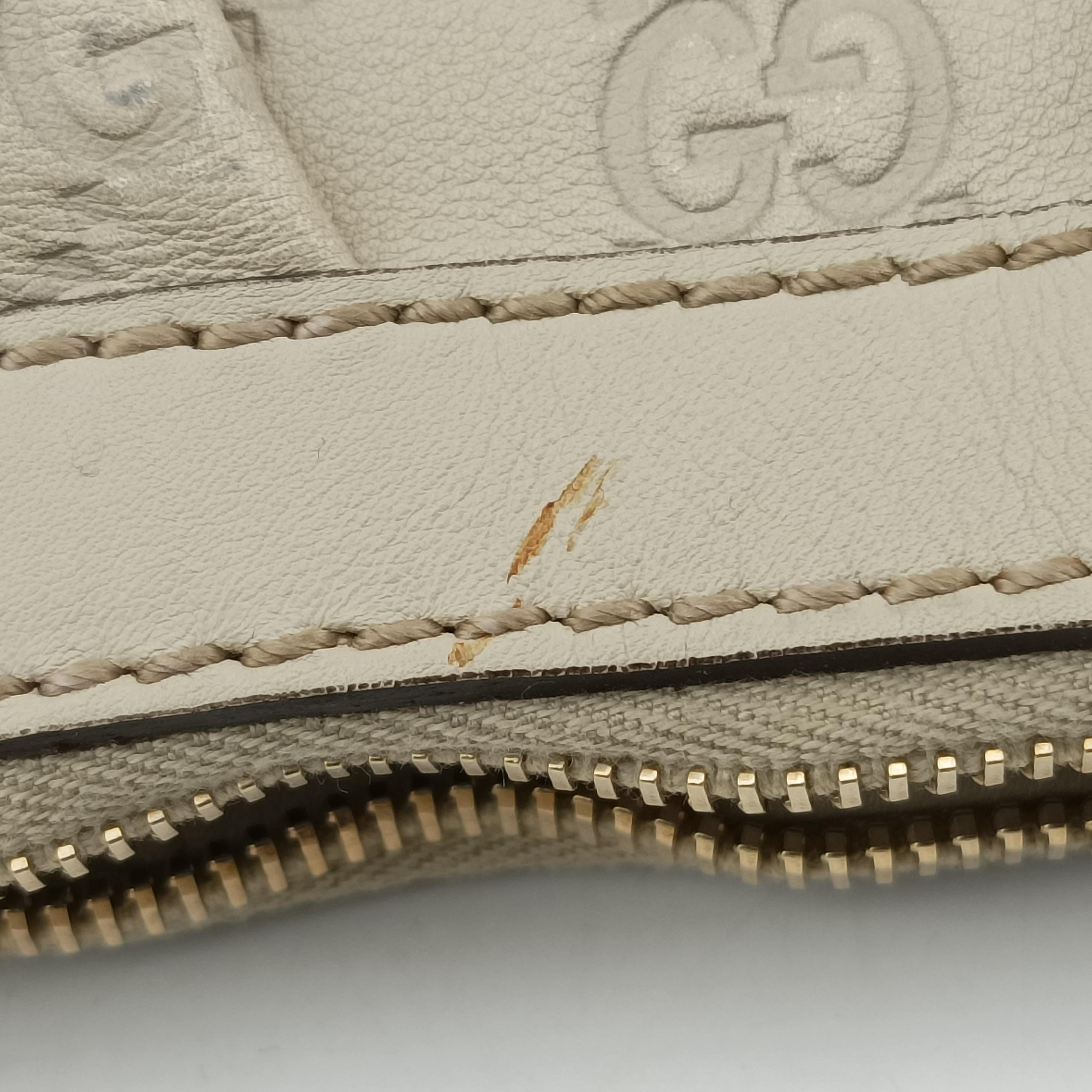 Secondhand Gucci Sukey White Leather 232955 shoulderbag | stylenewstar