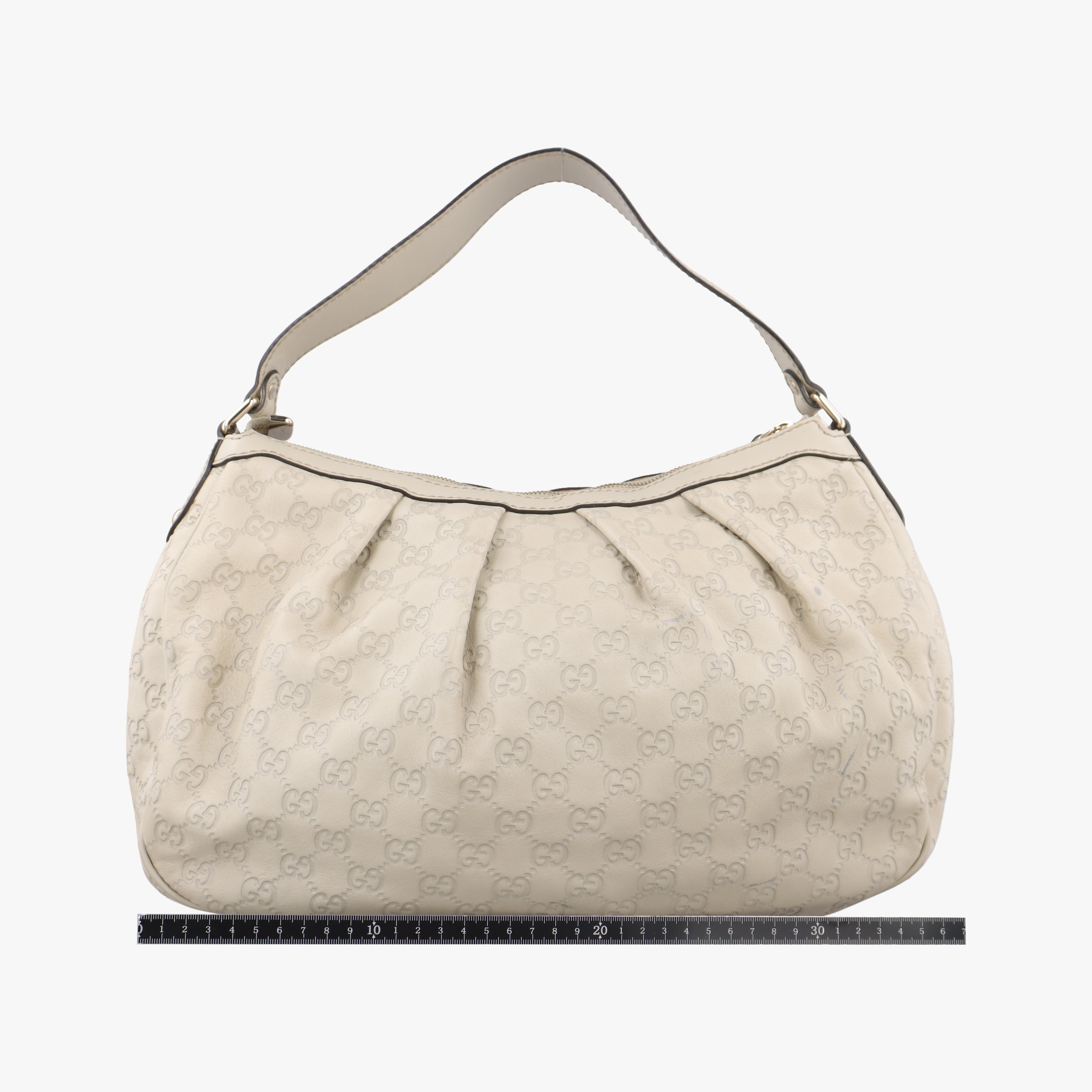 Secondhand Gucci Sukey White Leather 232955 shoulderbag | stylenewstar