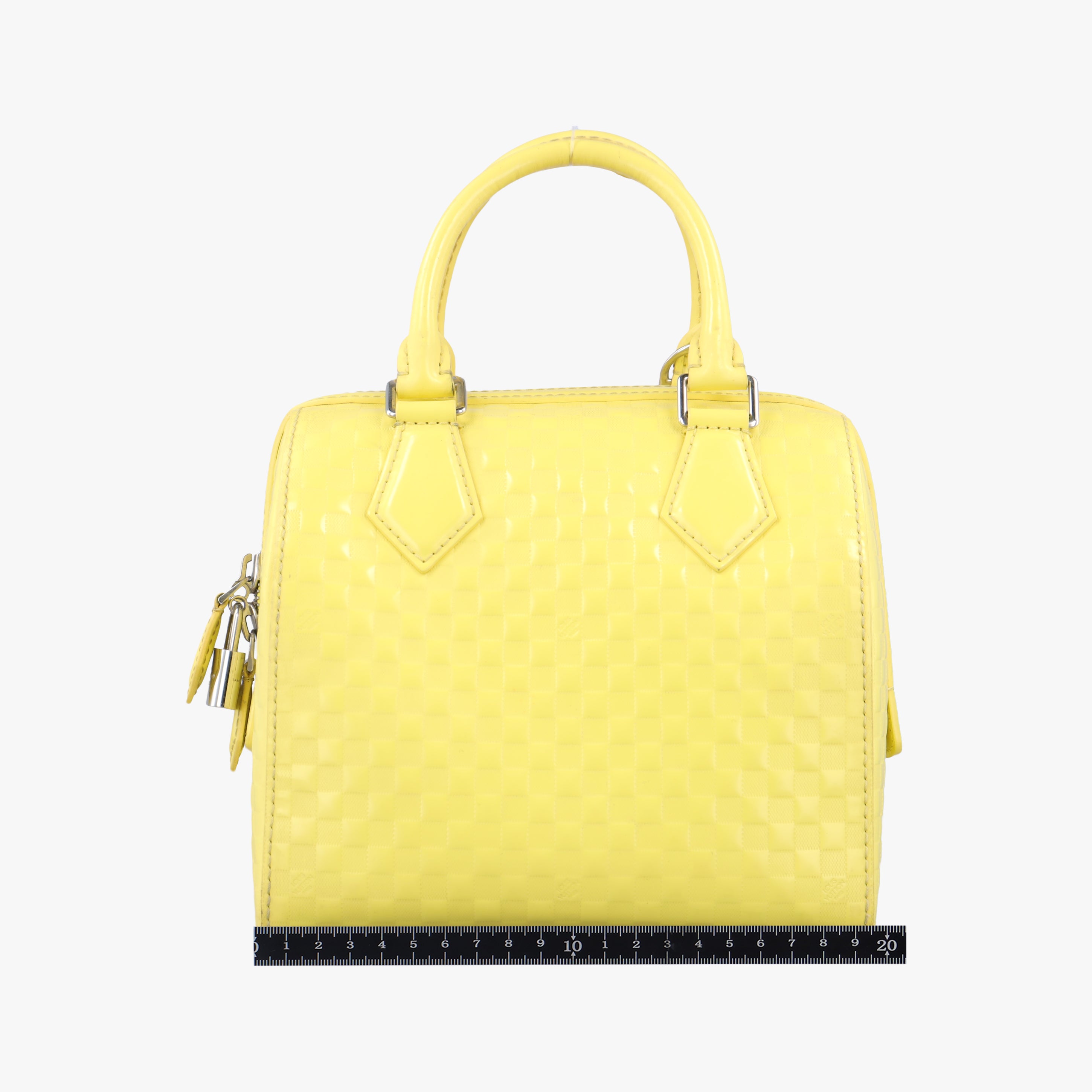 Pre-owned Louis Vuitton SPEEDY CUBE PM JAUNE Damier Facets M48902 shoulderbag | stylenewstar