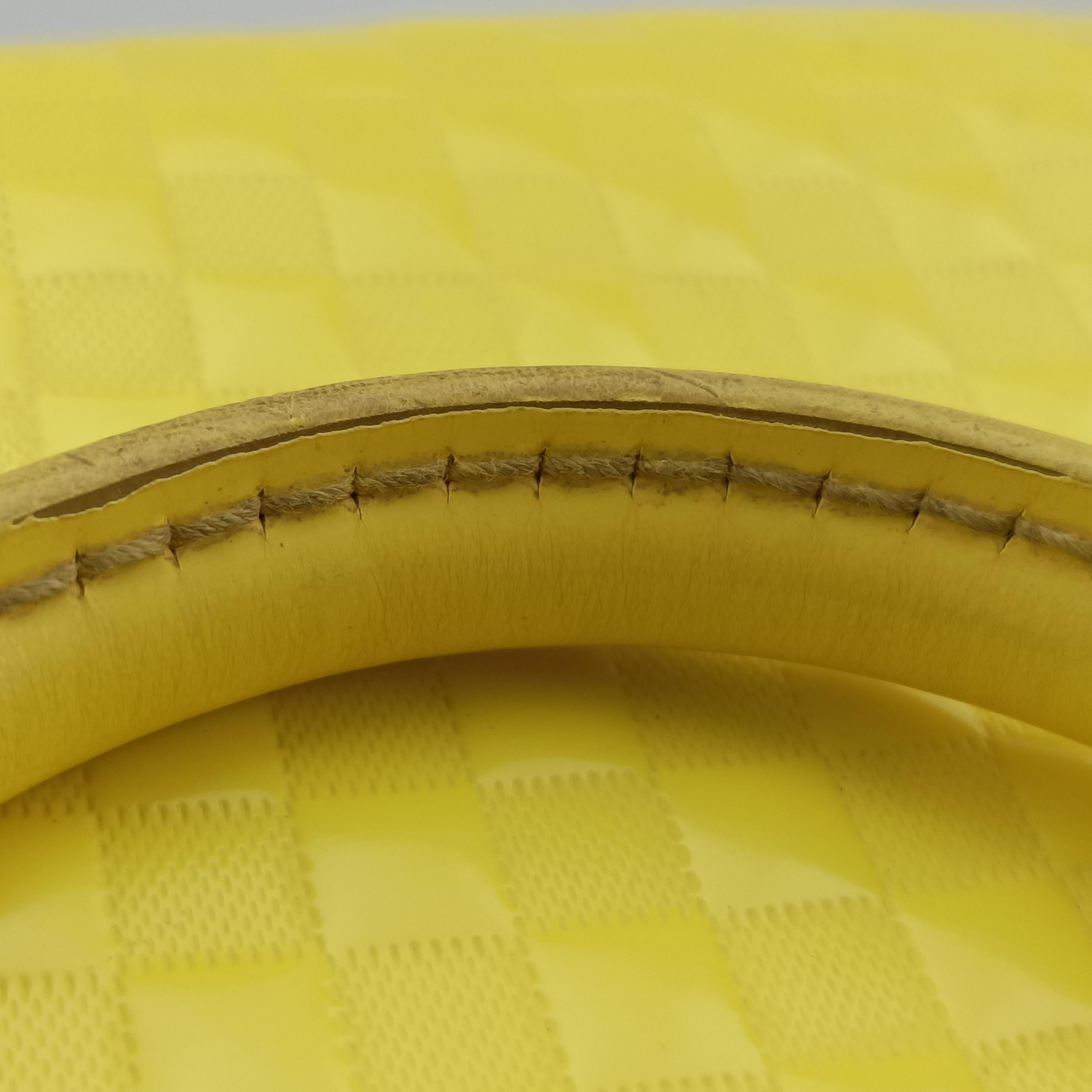 Pre-owned Louis Vuitton SPEEDY CUBE PM JAUNE Damier Facets M48902 shoulderbag | stylenewstar