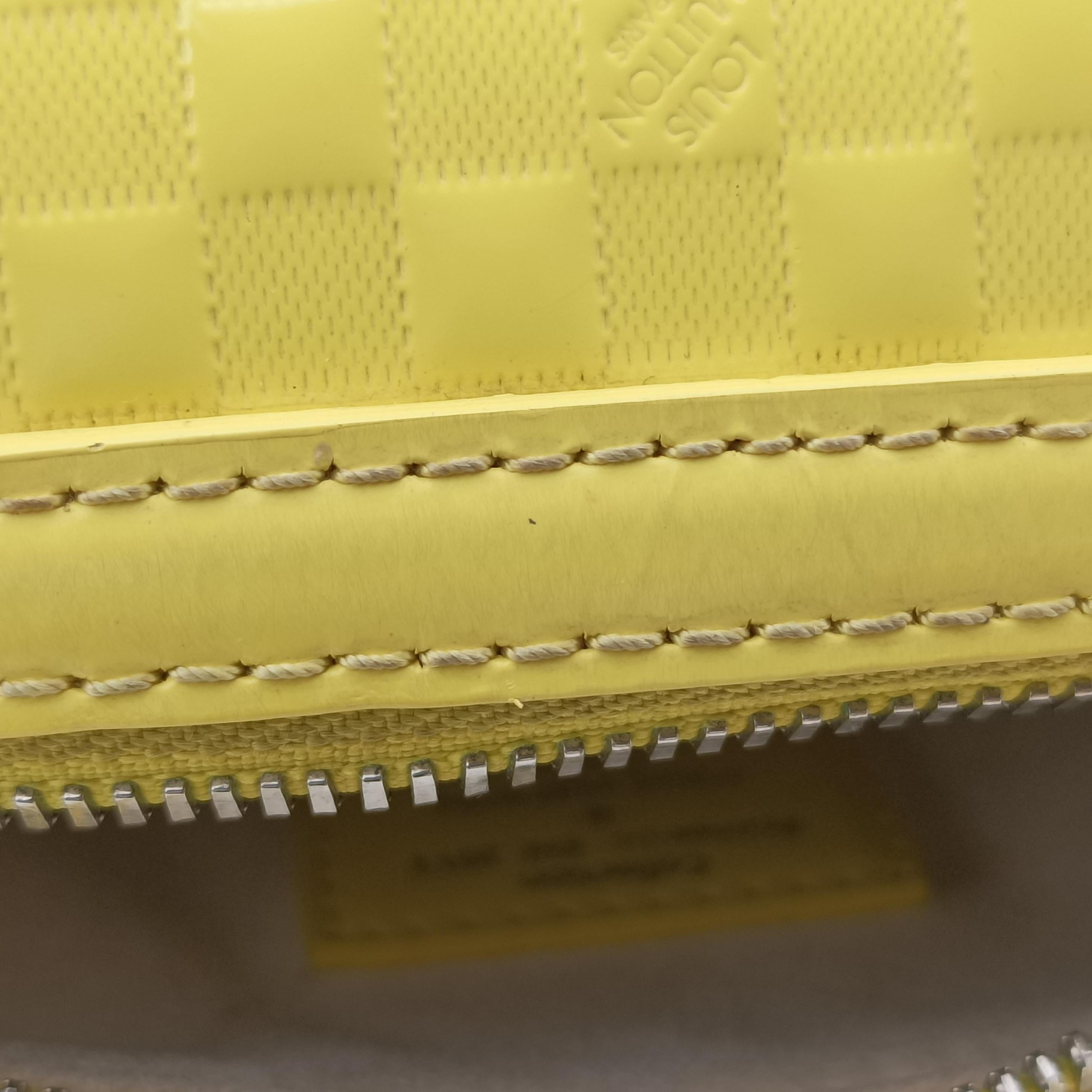Pre-owned Louis Vuitton SPEEDY CUBE PM JAUNE Damier Facets M48902 shoulderbag | stylenewstar