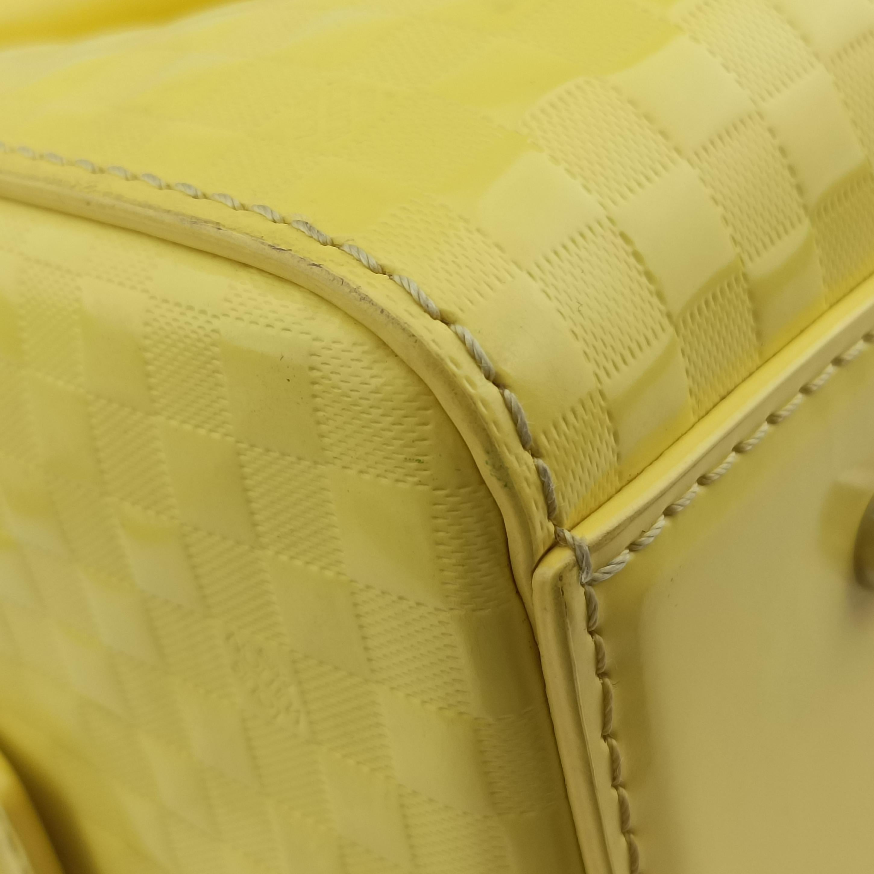 Pre-owned Louis Vuitton SPEEDY CUBE PM JAUNE Damier Facets M48902 shoulderbag | stylenewstar