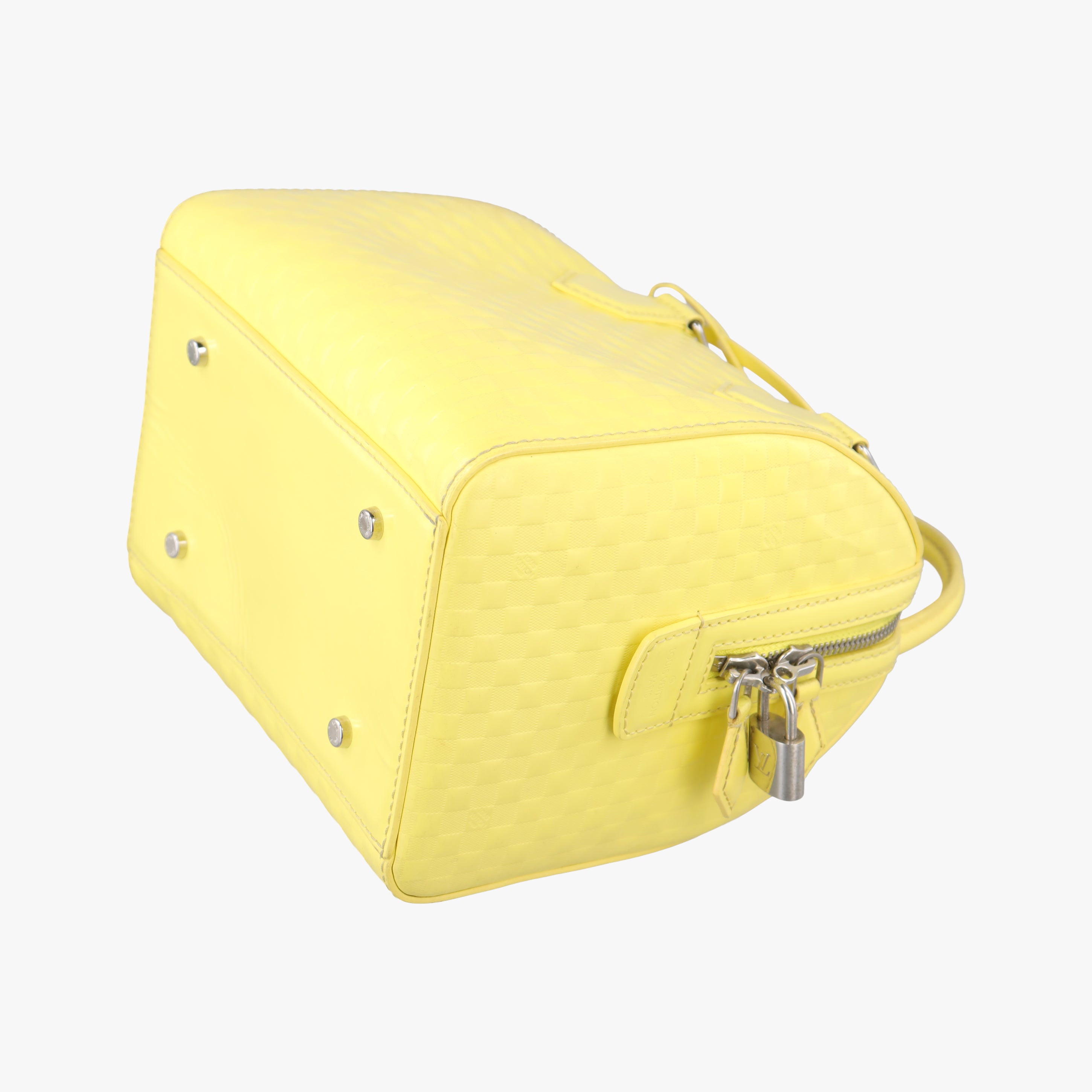 Pre-owned Louis Vuitton SPEEDY CUBE PM JAUNE Damier Facets M48902 shoulderbag | stylenewstar