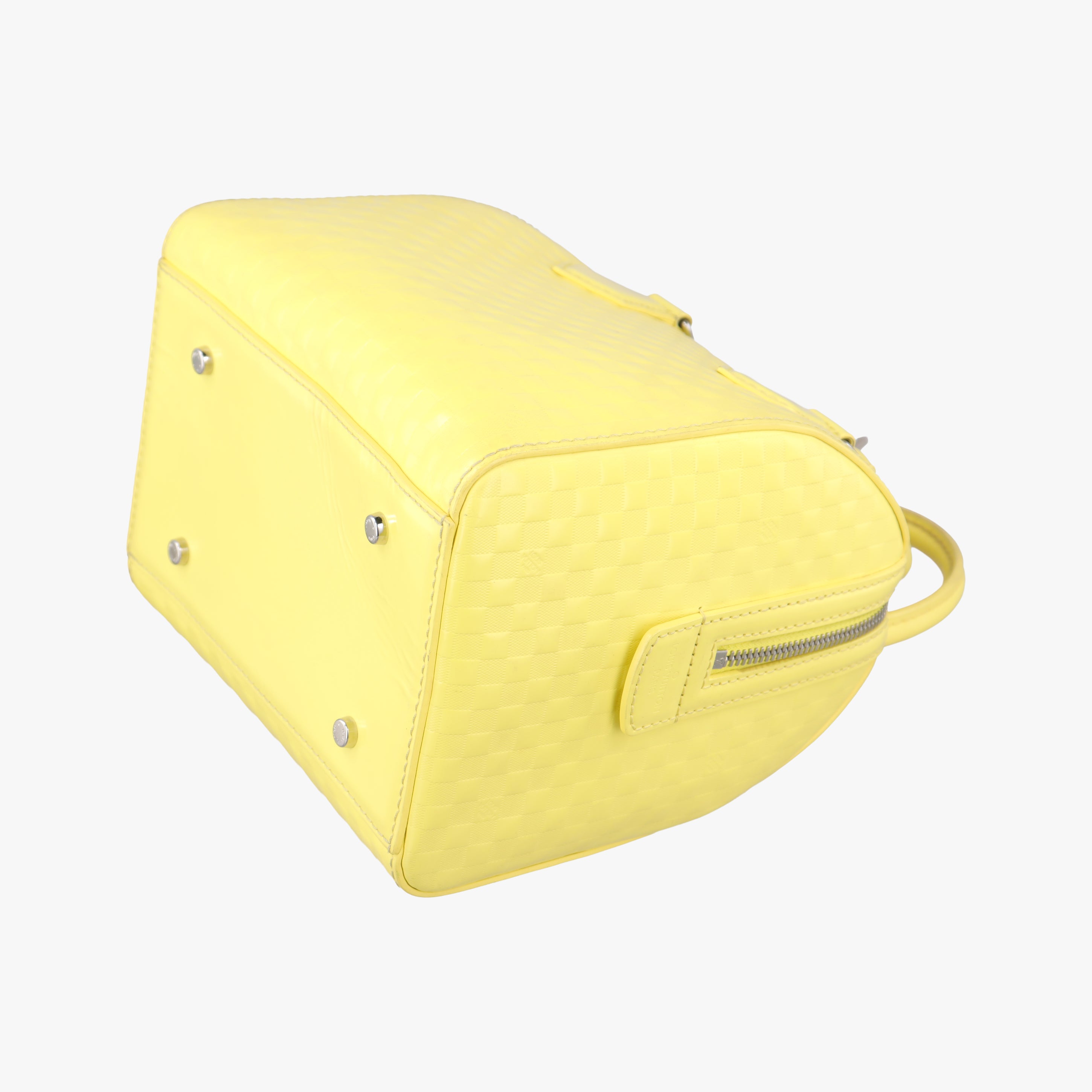 Pre-owned Louis Vuitton SPEEDY CUBE PM JAUNE Damier Facets M48902 shoulderbag | stylenewstar
