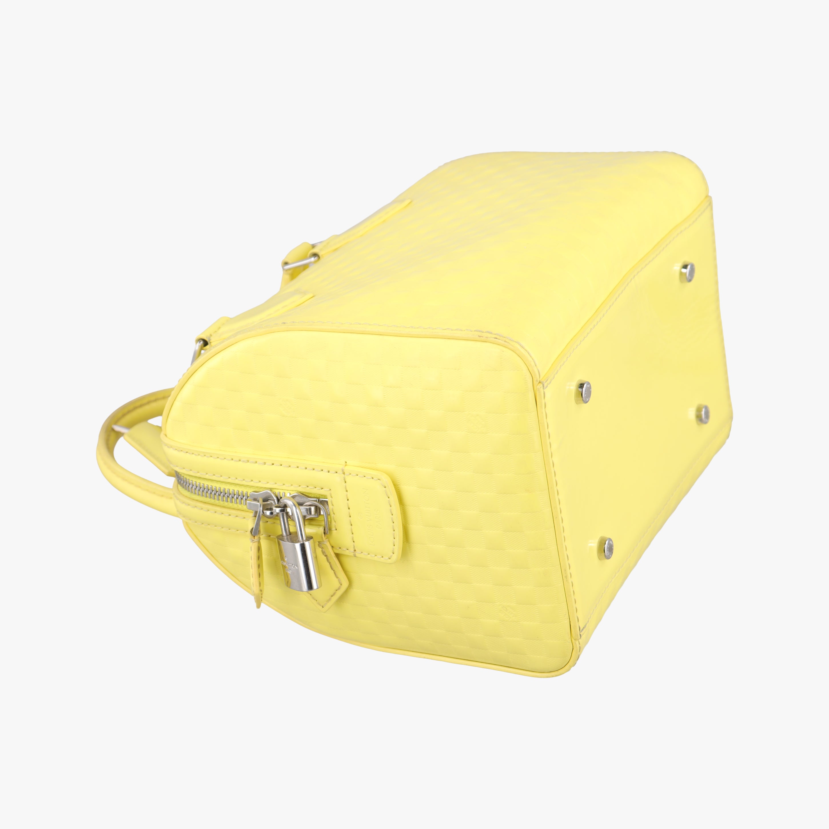 Pre-owned Louis Vuitton SPEEDY CUBE PM JAUNE Damier Facets M48902 shoulderbag | stylenewstar