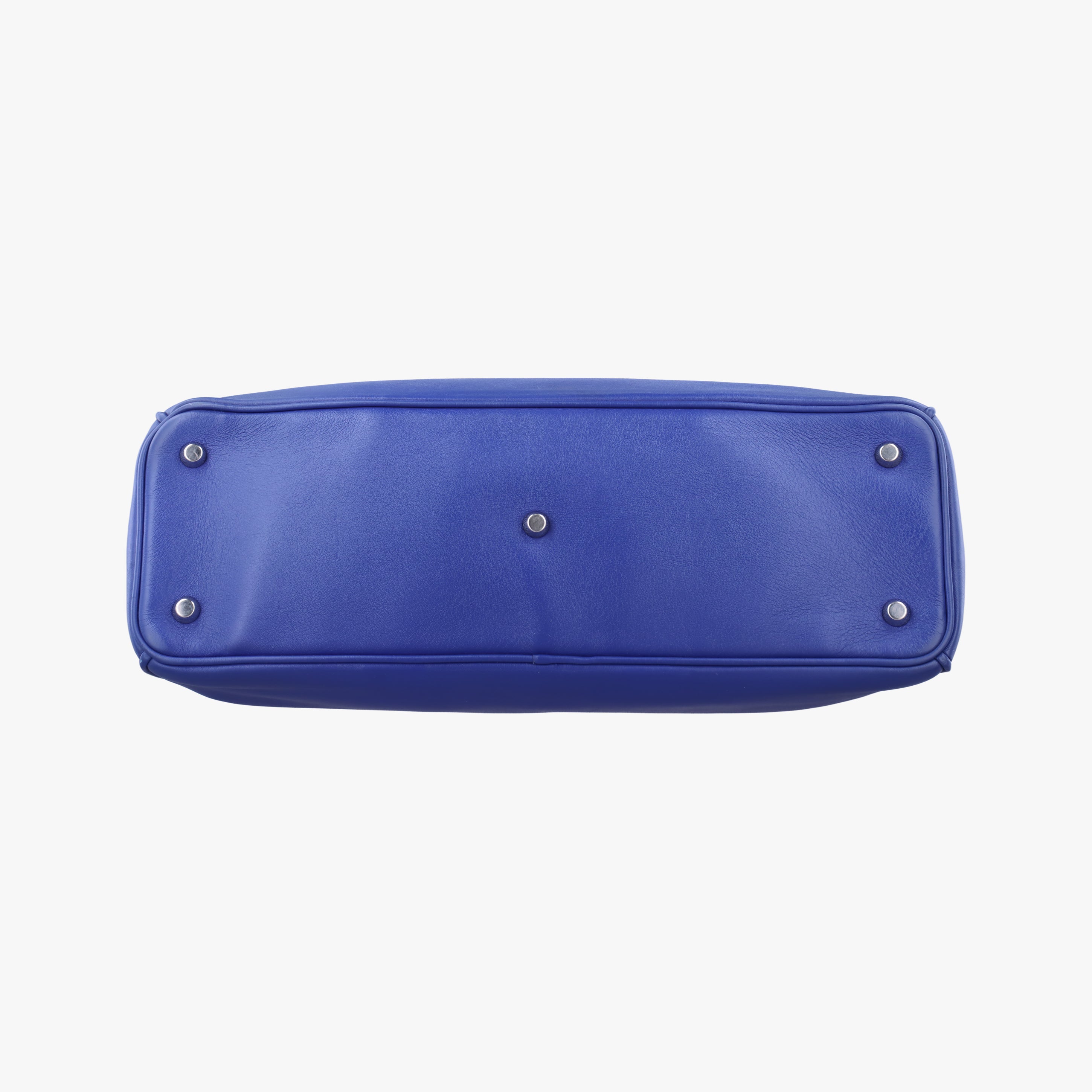 Pre-owned Christian Dior Diorissimo Blue Leather  shoulderbag | stylenewstar