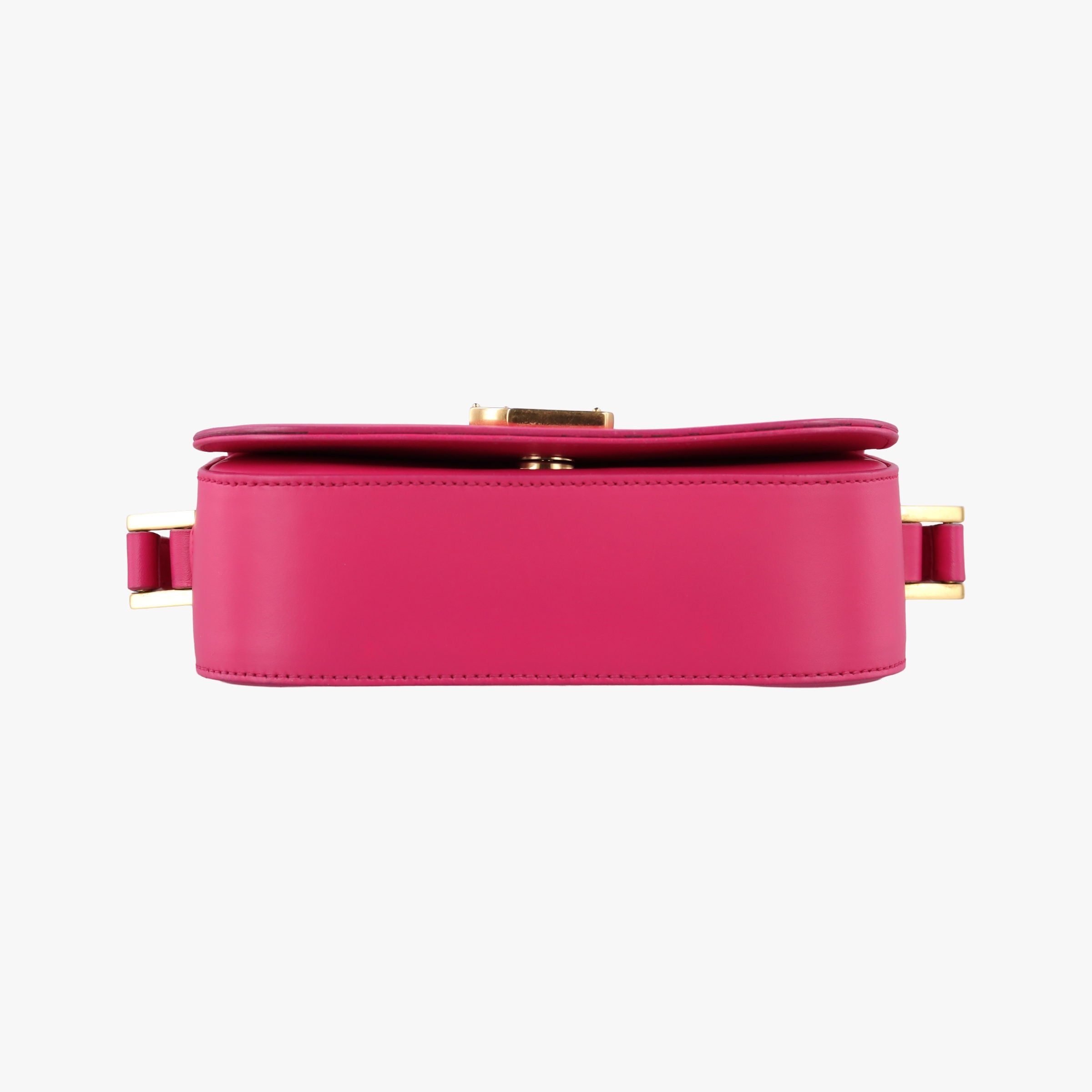 Pre-owned Yves Saint Laurent monogram university Pink Leather 367079 shoulderbag | stylenewstar