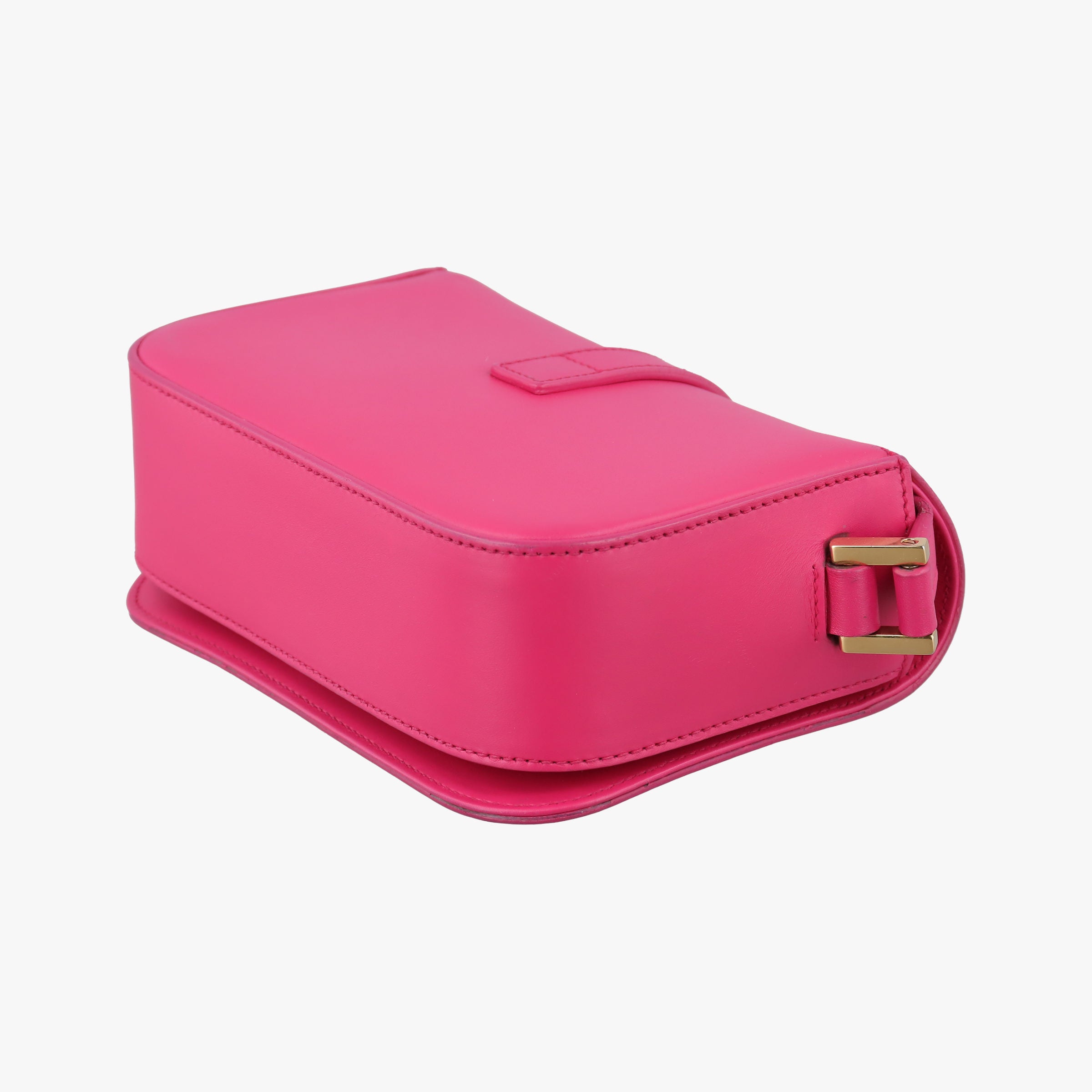 Pre-owned Yves Saint Laurent monogram university Pink Leather 367079 shoulderbag | stylenewstar