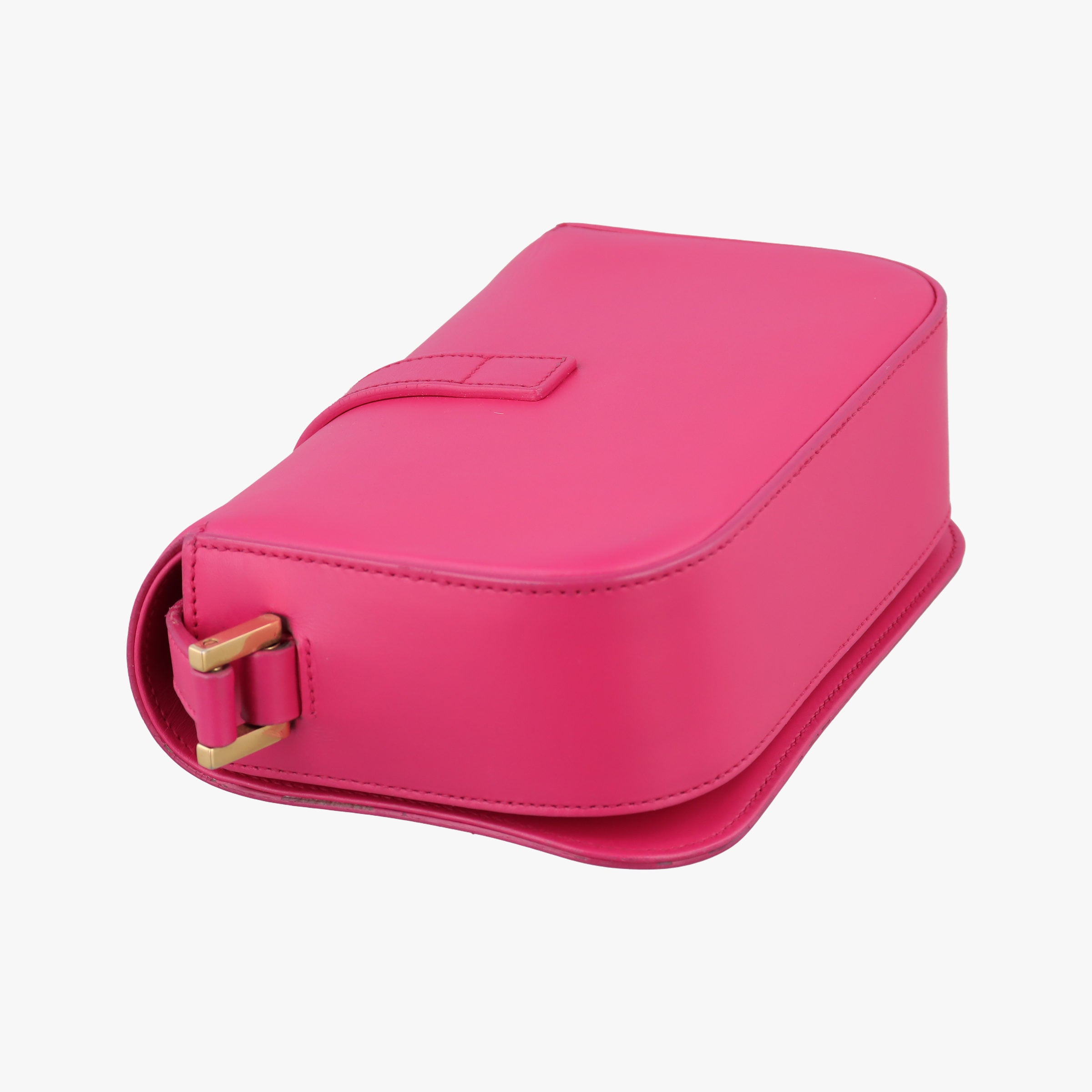 Pre-owned Yves Saint Laurent monogram university Pink Leather 367079 shoulderbag | stylenewstar