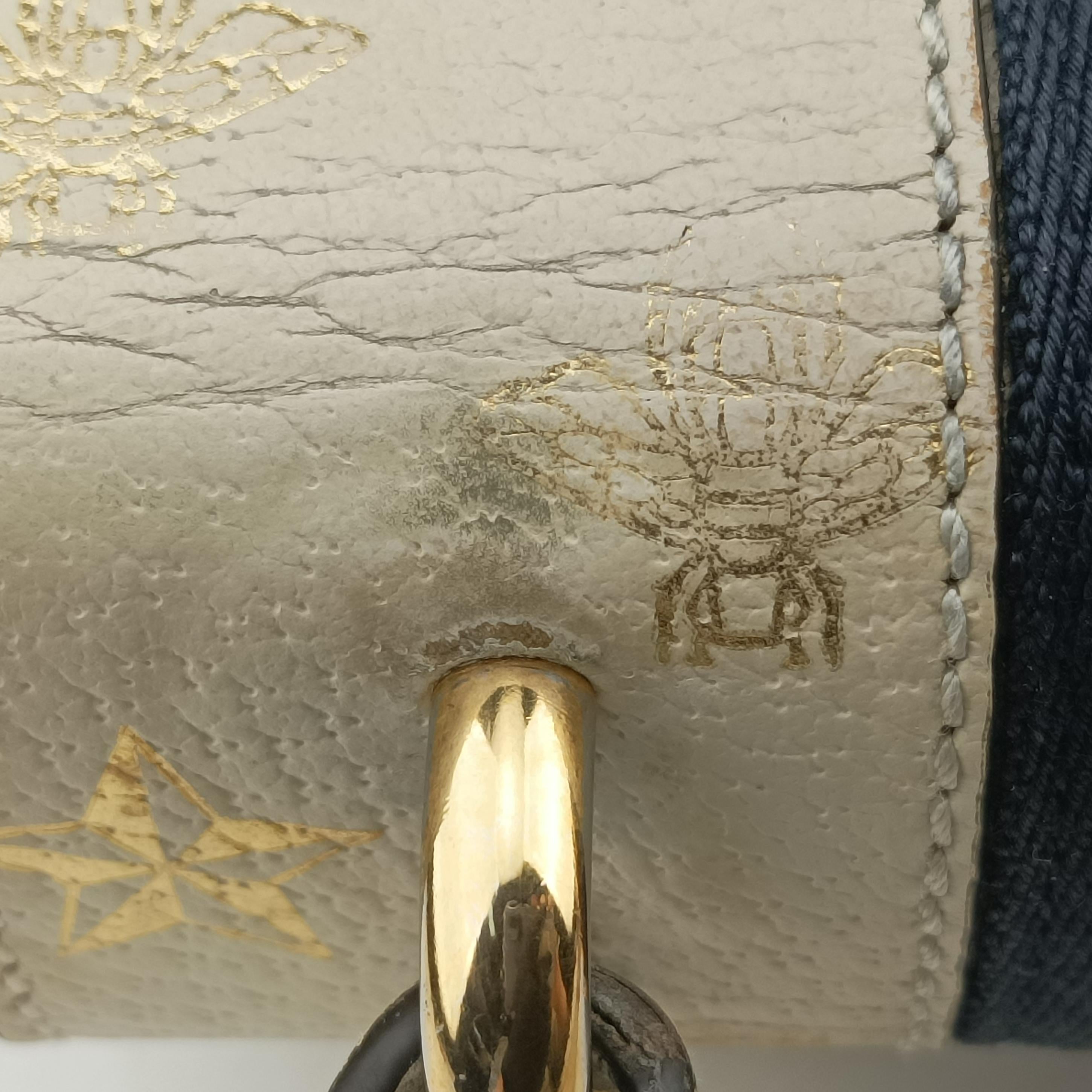 Pre-owned Gucci Sylvie Ivory×navy×red Leather 470270 shoulderbag | stylenewstar