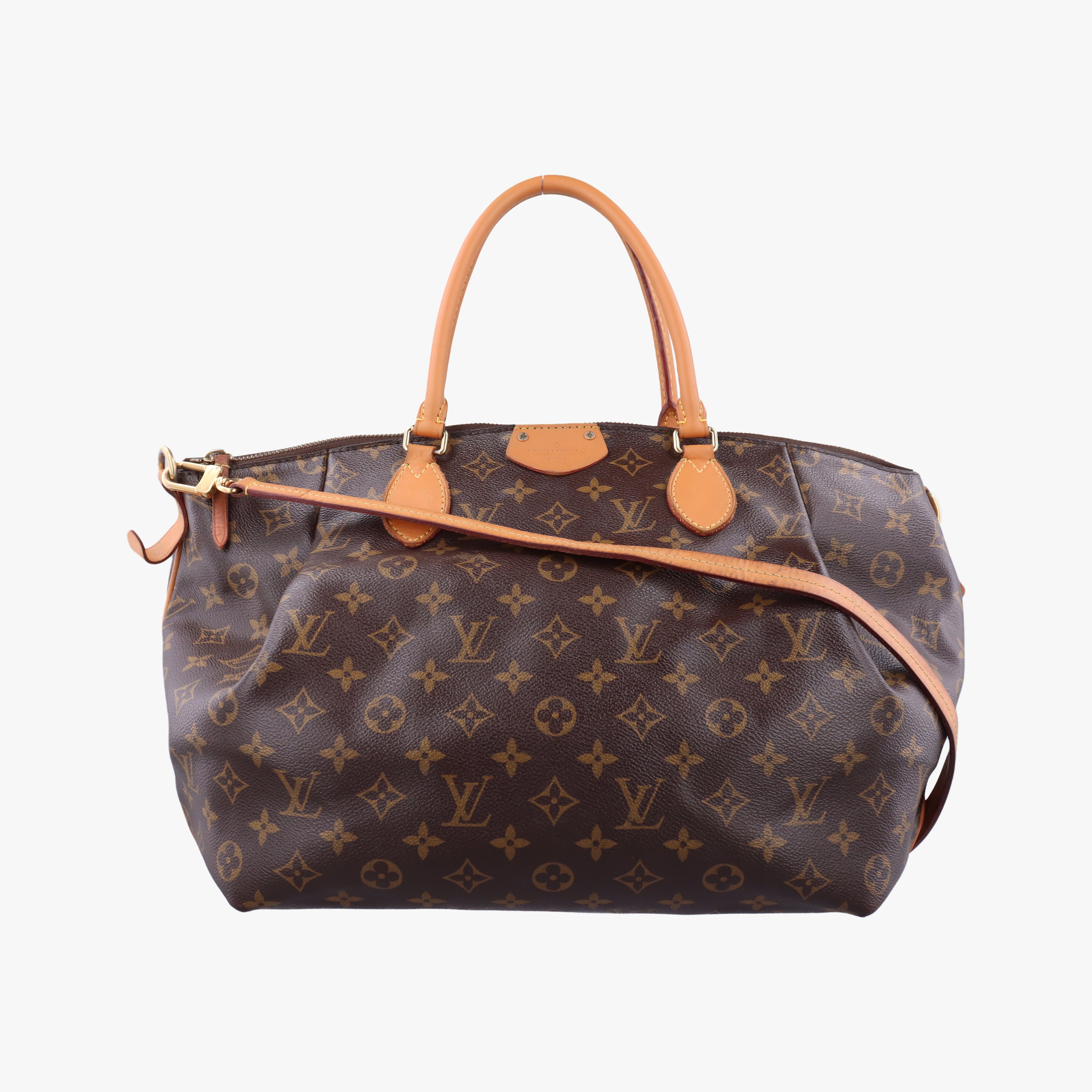 Pre-owned Louis Vuitton TURENNE MM Brown Monogram Canvas M48814 shoulderbag | stylenewstar
