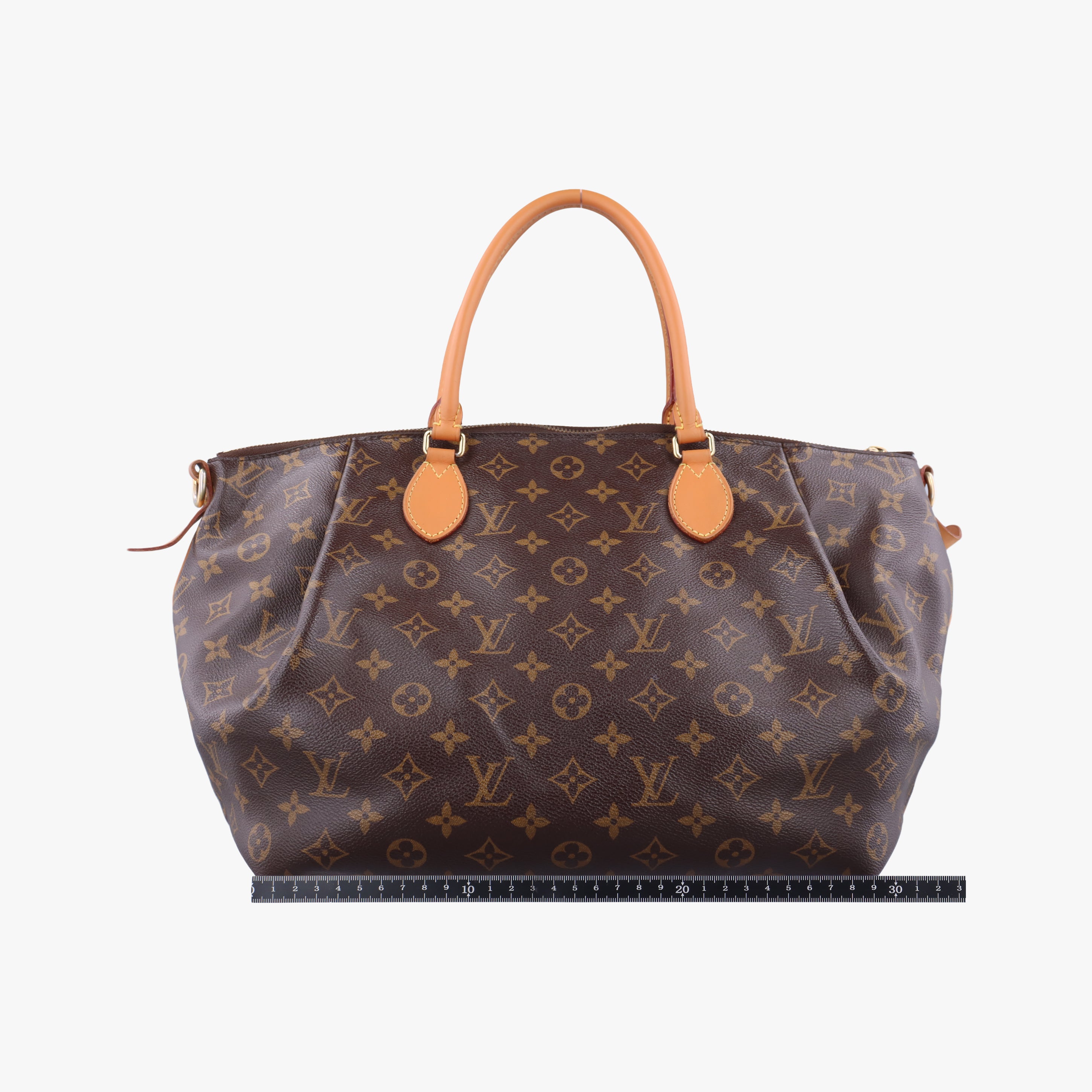 Pre-owned Louis Vuitton TURENNE MM Brown Monogram Canvas M48814 shoulderbag | stylenewstar