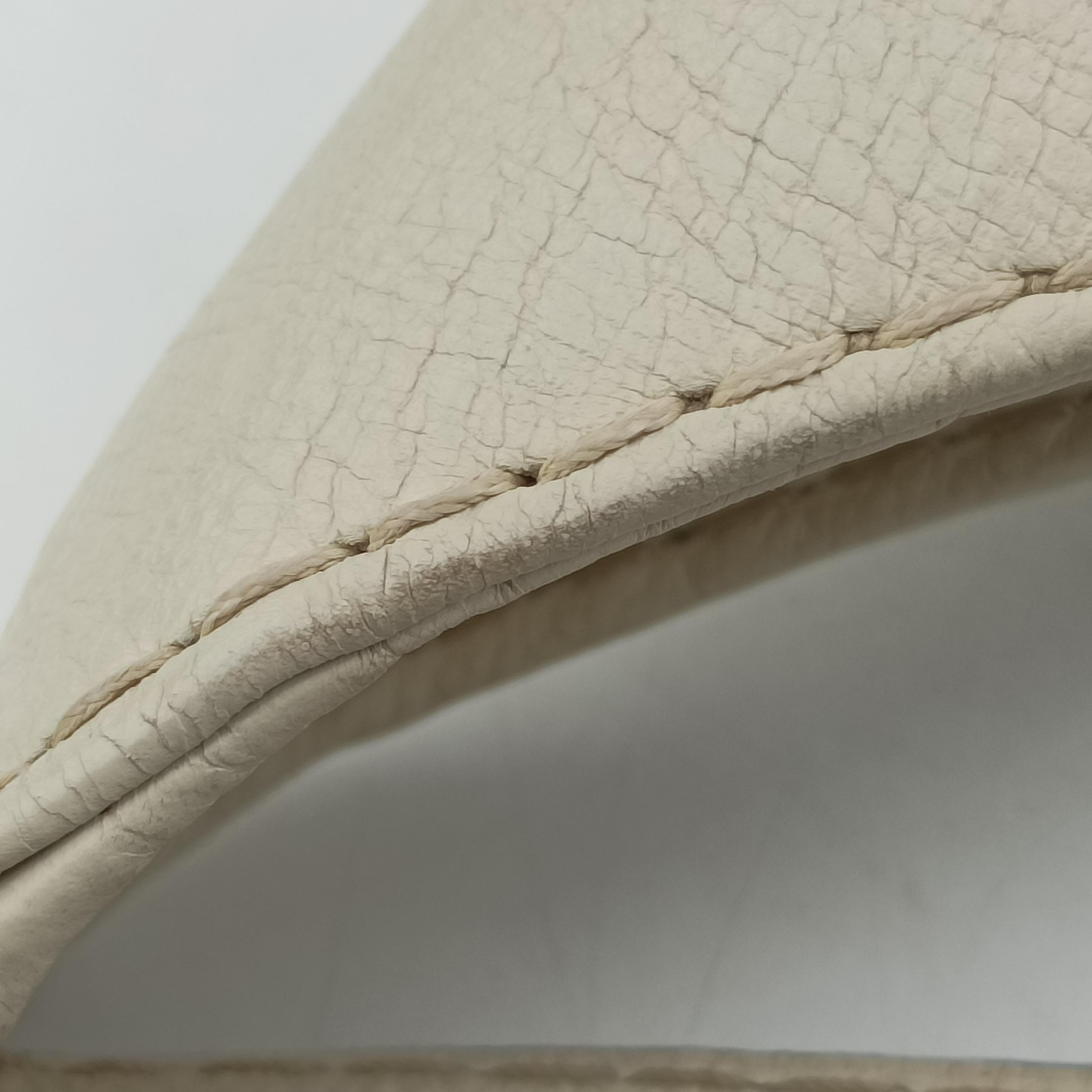 Pre-owned Gucci Charlotte WhitexBeide canvas×leather 203503 shoulderbag | stylenewstar
