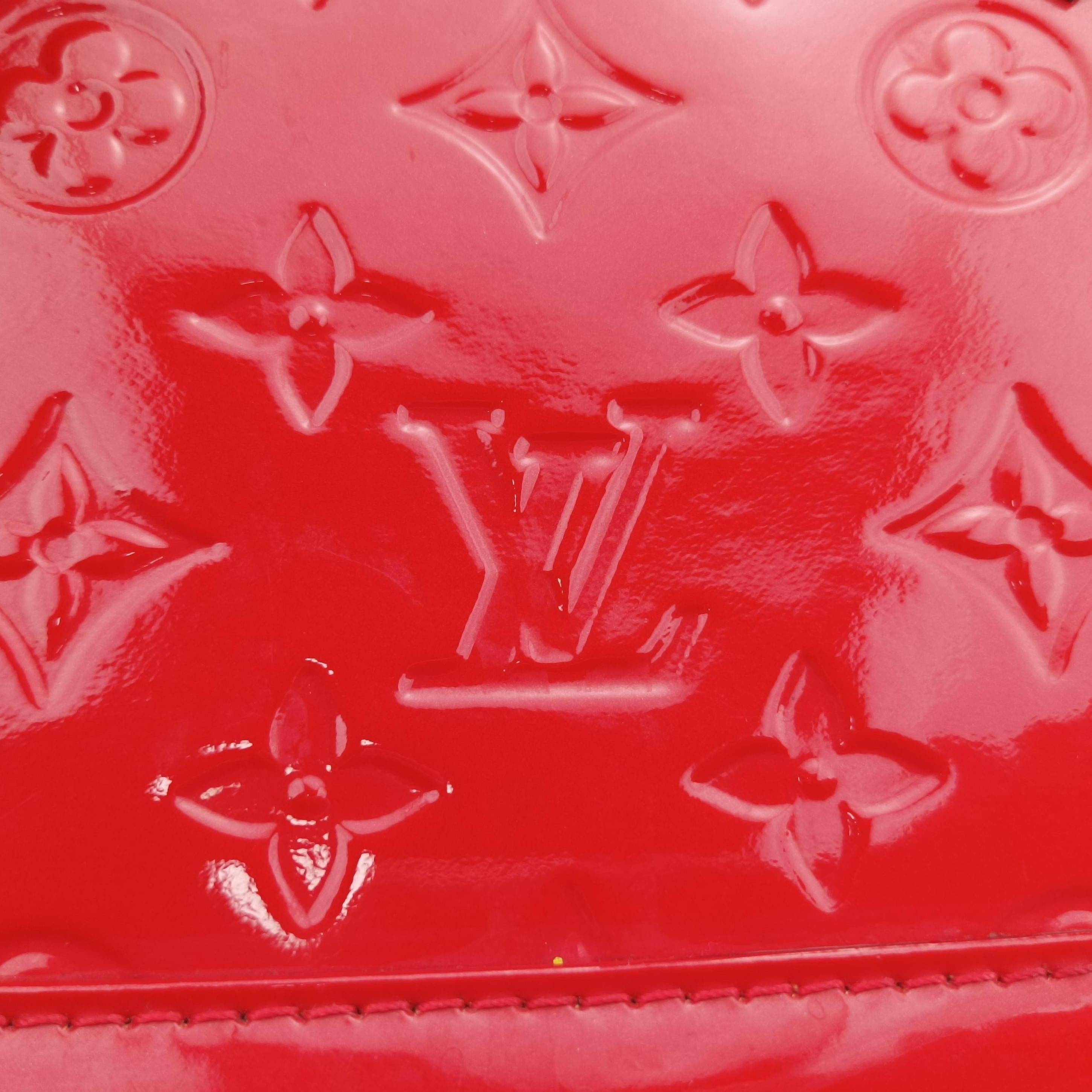 Pre-owned Louis Vuitton Alma BB CERISE Vernis M90174 shoulderbag | stylenewstar
