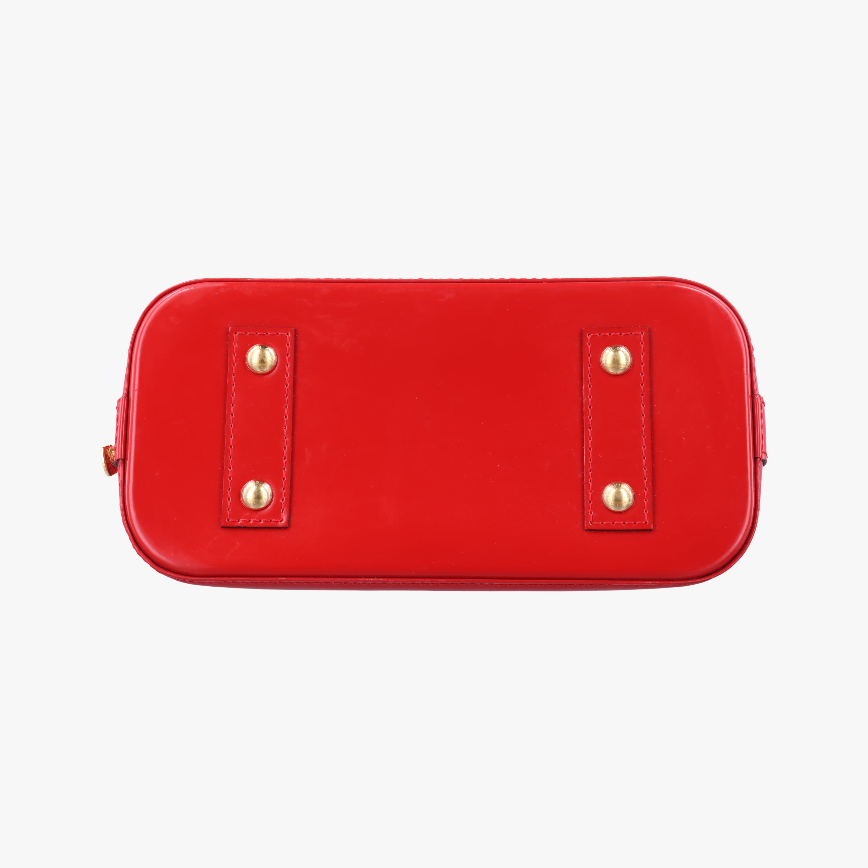 Pre-owned Louis Vuitton Alma BB CERISE Vernis M90174 shoulderbag | stylenewstar