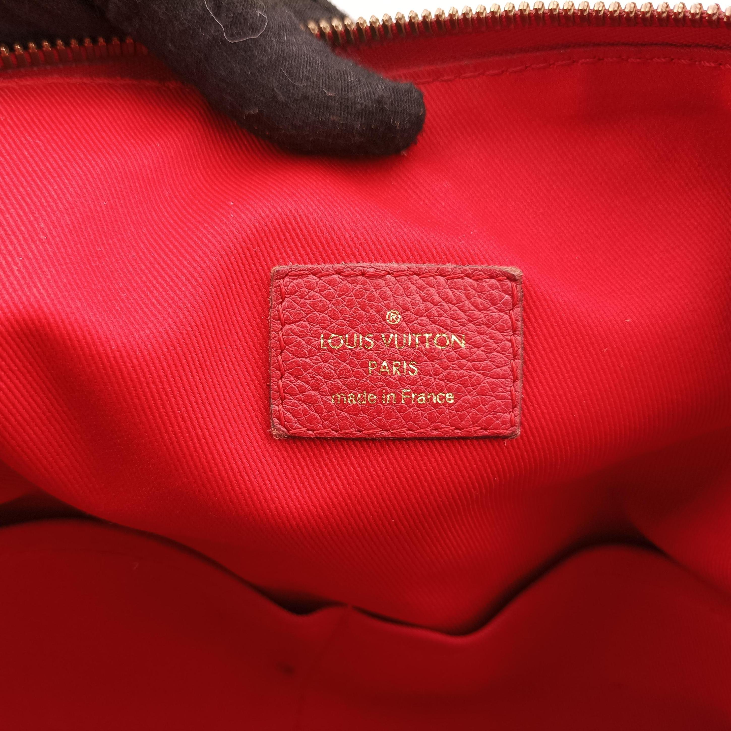 Pre-owned Louis Vuitton Pontus PM Red Monogram Empreinte M43720 shoulderbag | stylenewstar