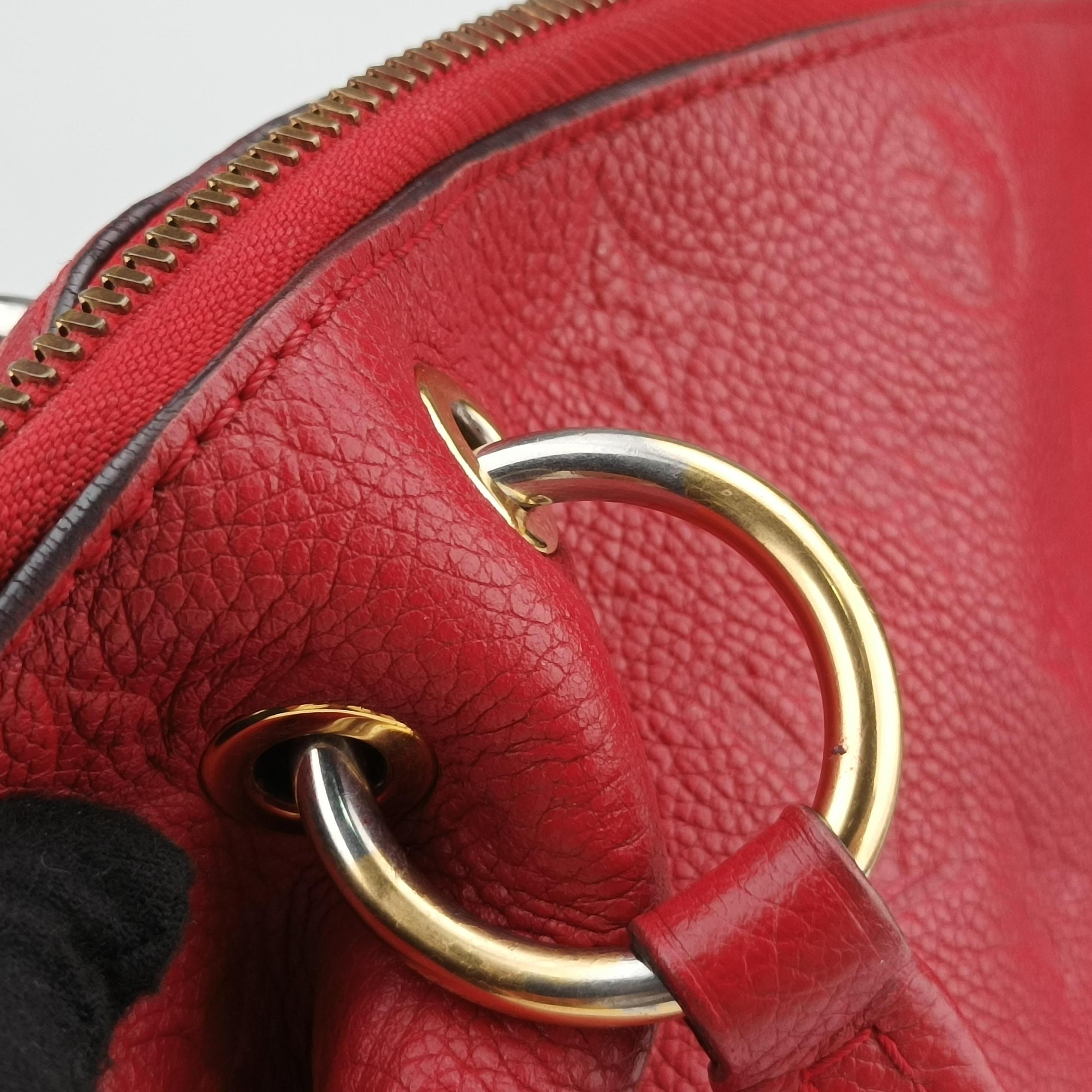 Pre-owned Louis Vuitton Pontus PM Red Monogram Empreinte M43720 shoulderbag | stylenewstar