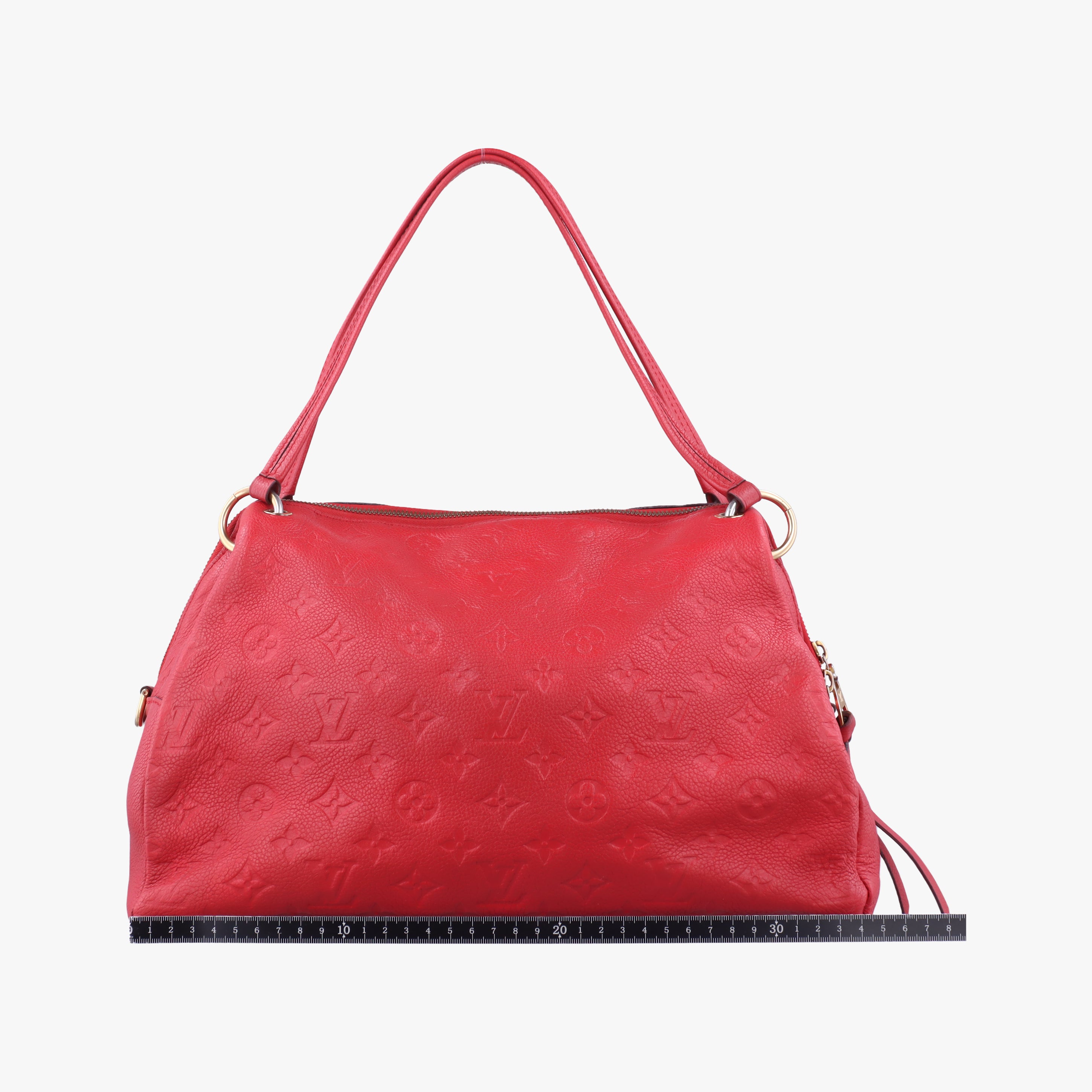 Pre-owned Louis Vuitton Pontus PM Red Monogram Empreinte M43720 shoulderbag | stylenewstar