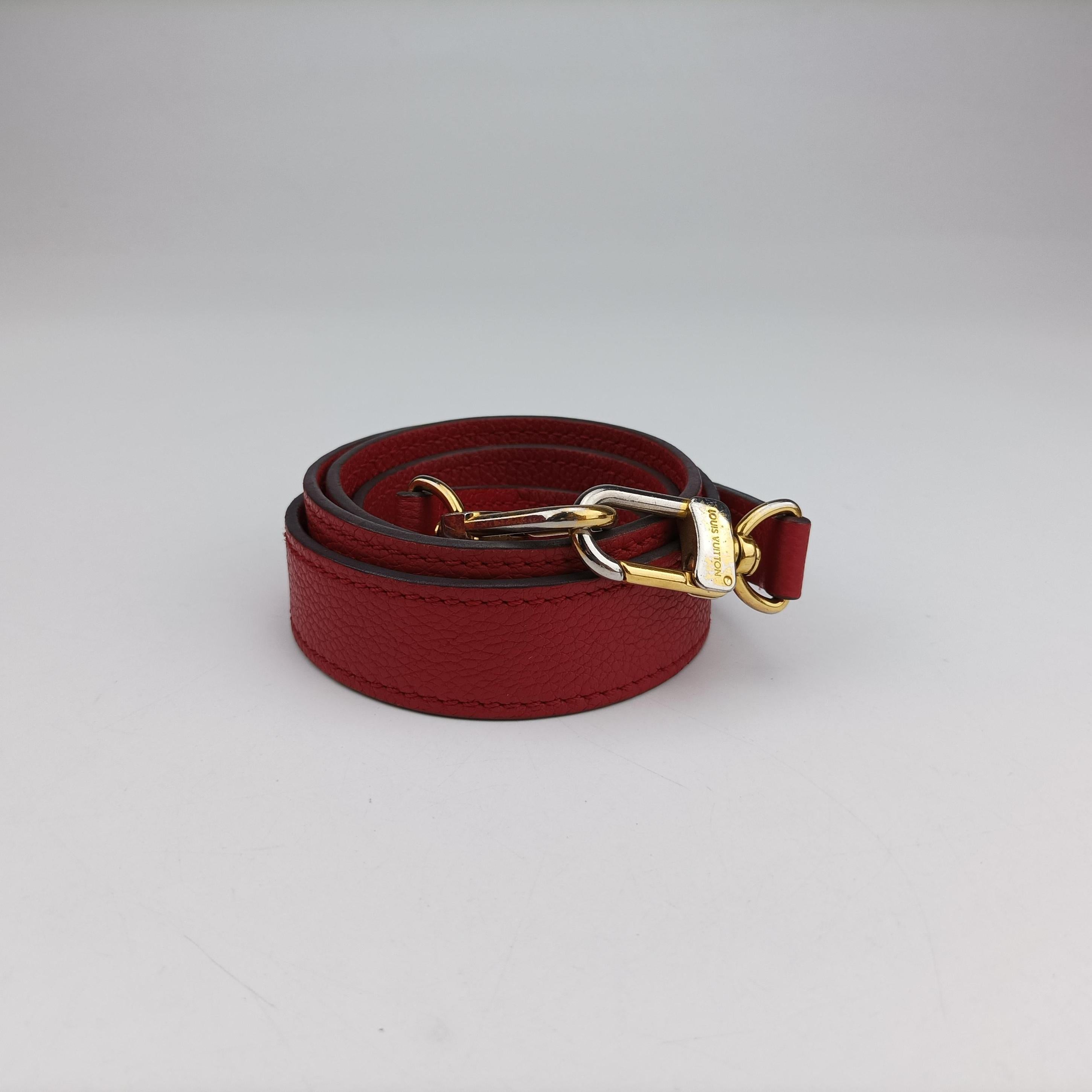 Pre-owned Louis Vuitton Pontus PM Red Monogram Empreinte M43720 shoulderbag | stylenewstar