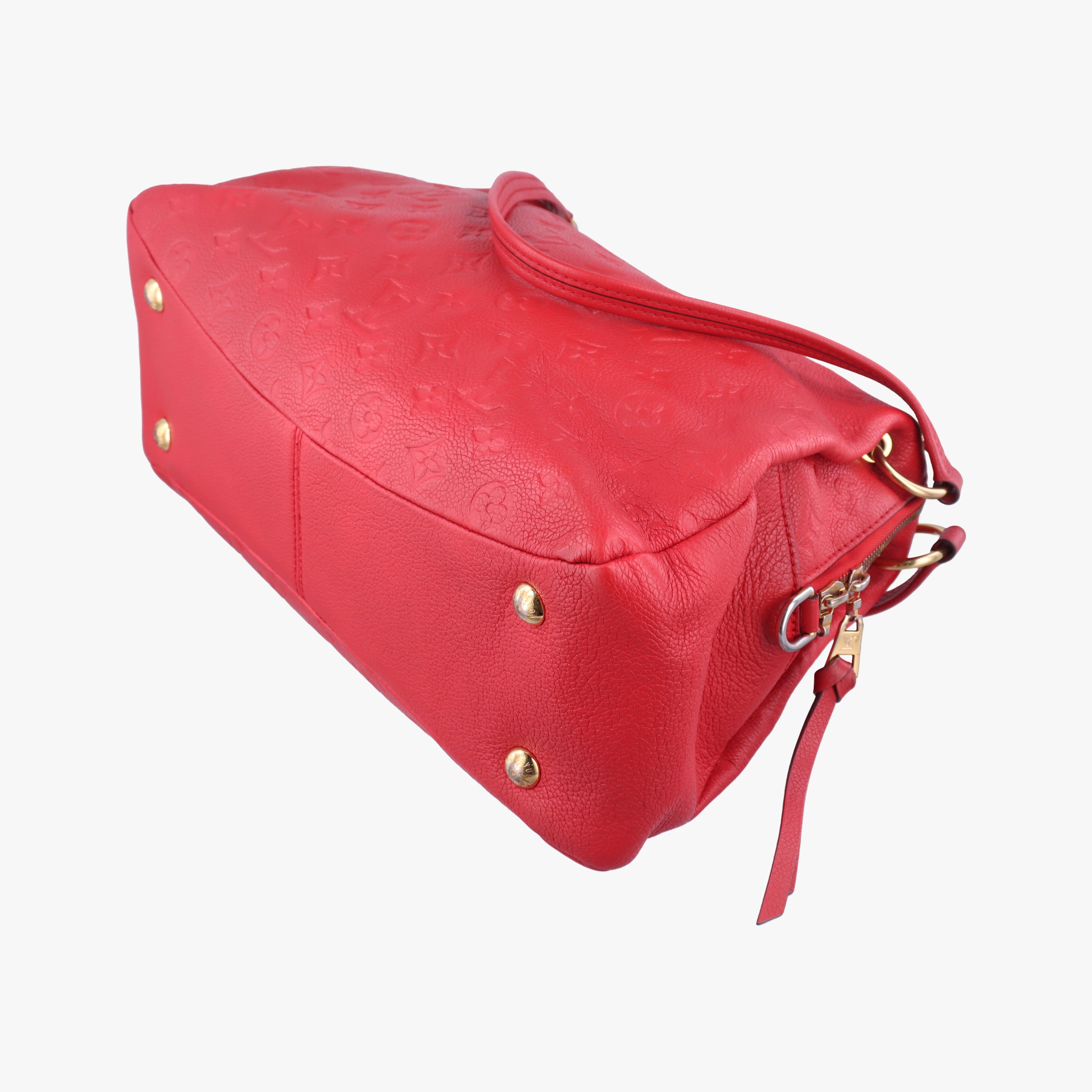Pre-owned Louis Vuitton Pontus PM Red Monogram Empreinte M43720 shoulderbag | stylenewstar