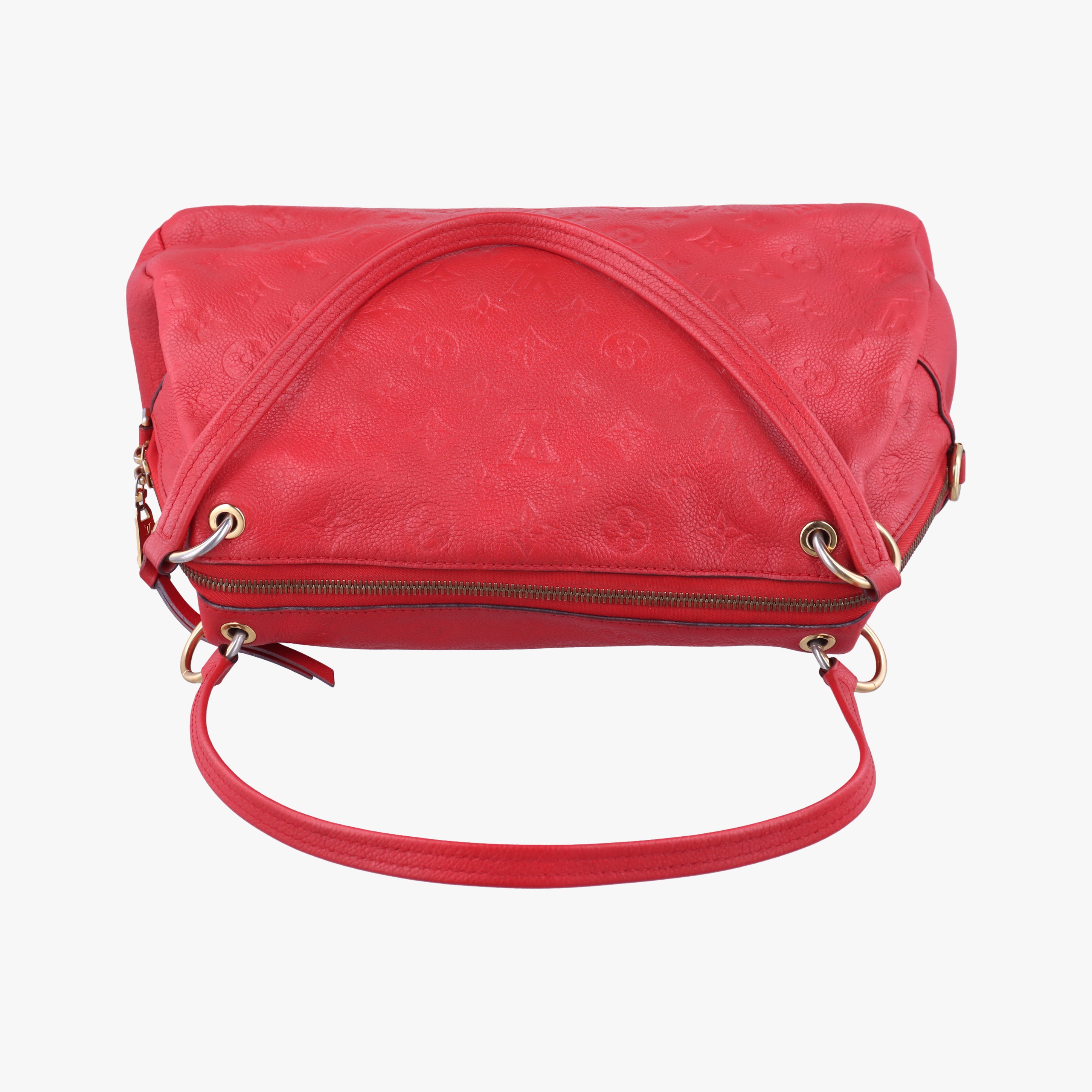 Pre-owned Louis Vuitton Pontus PM Red Monogram Empreinte M43720 shoulderbag | stylenewstar