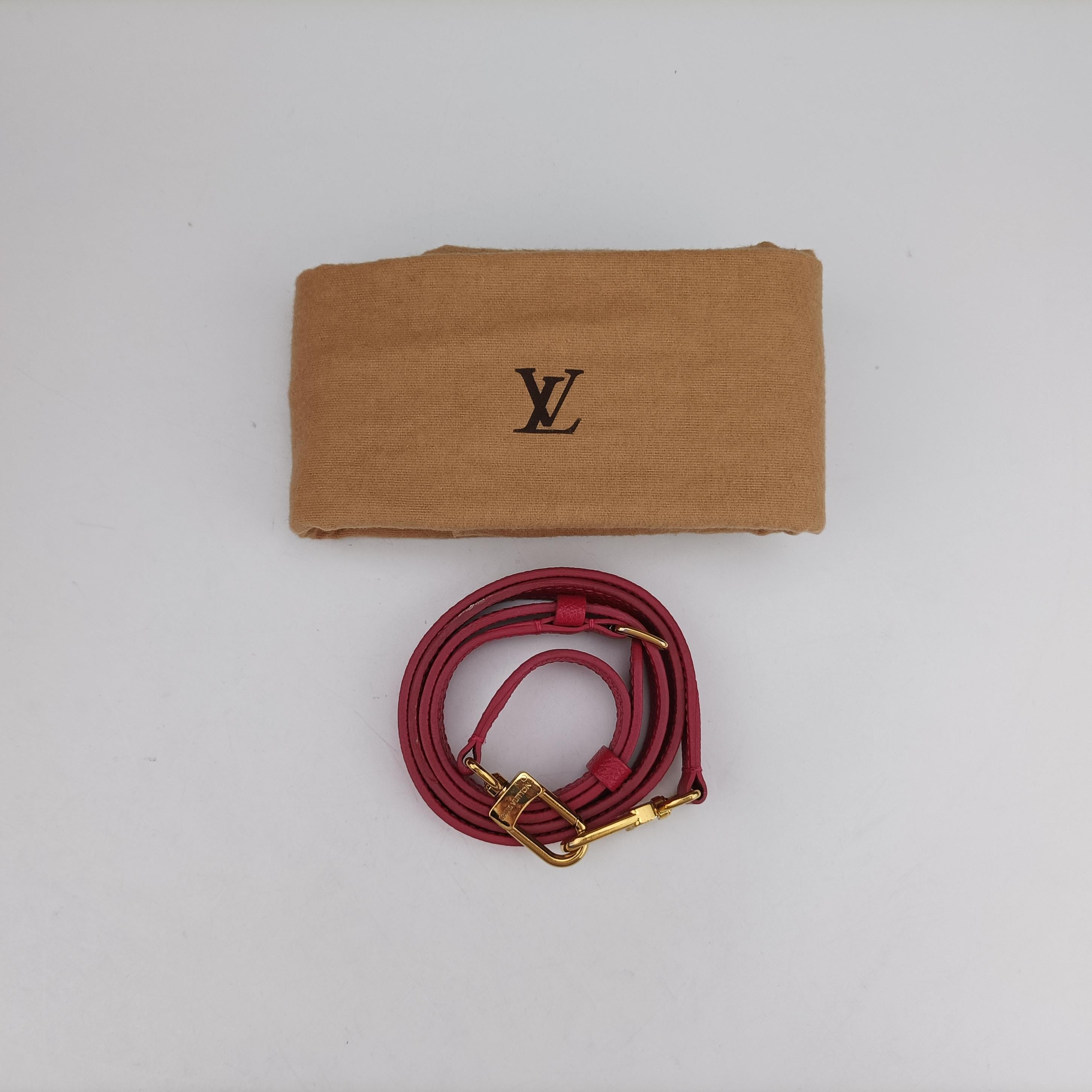 Pre-owned Louis Vuitton On The Go PM FREESIA Monogram Empreinte M45660 shoulderbag | stylenewstar