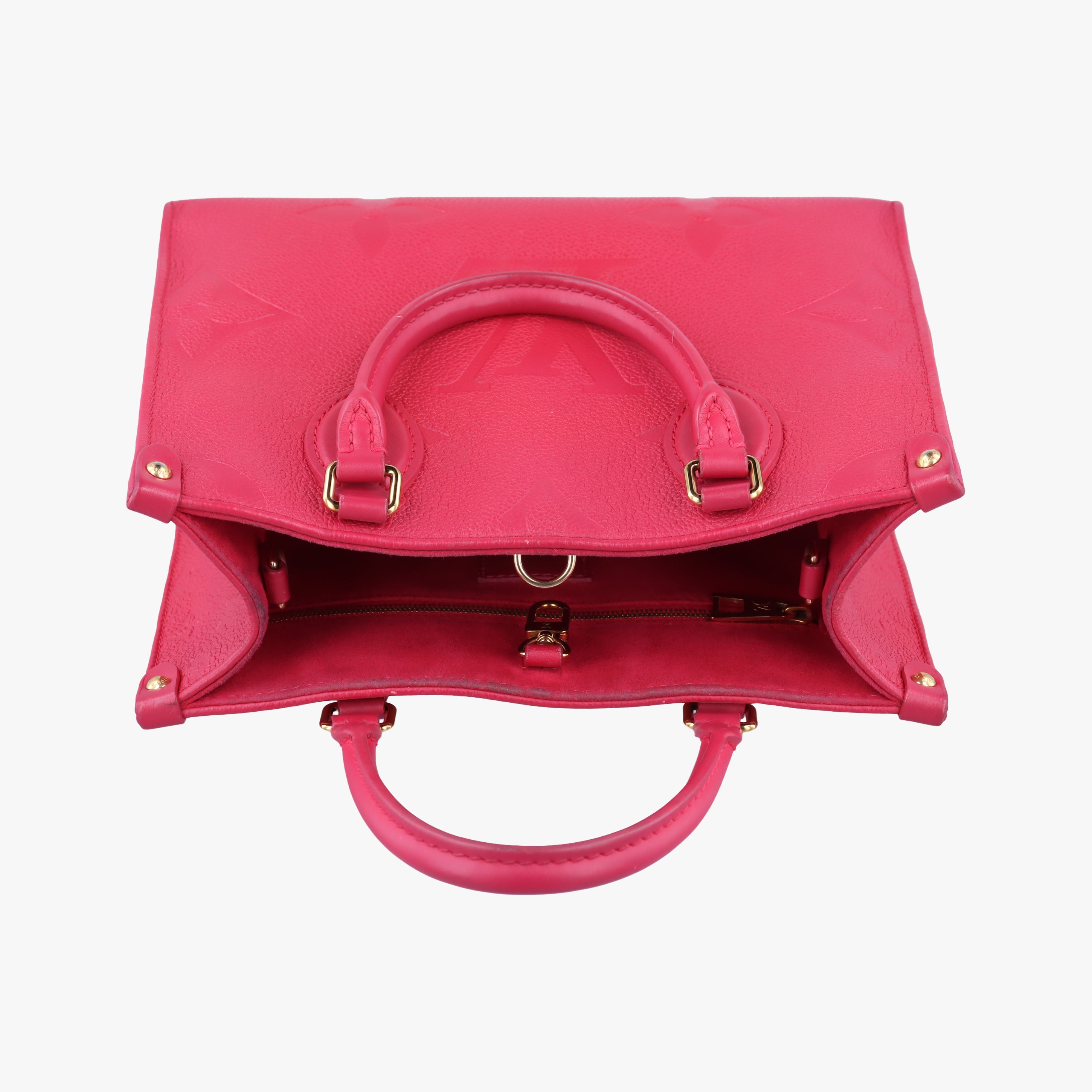 Pre-owned Louis Vuitton On The Go PM FREESIA Monogram Empreinte M45660 shoulderbag | stylenewstar