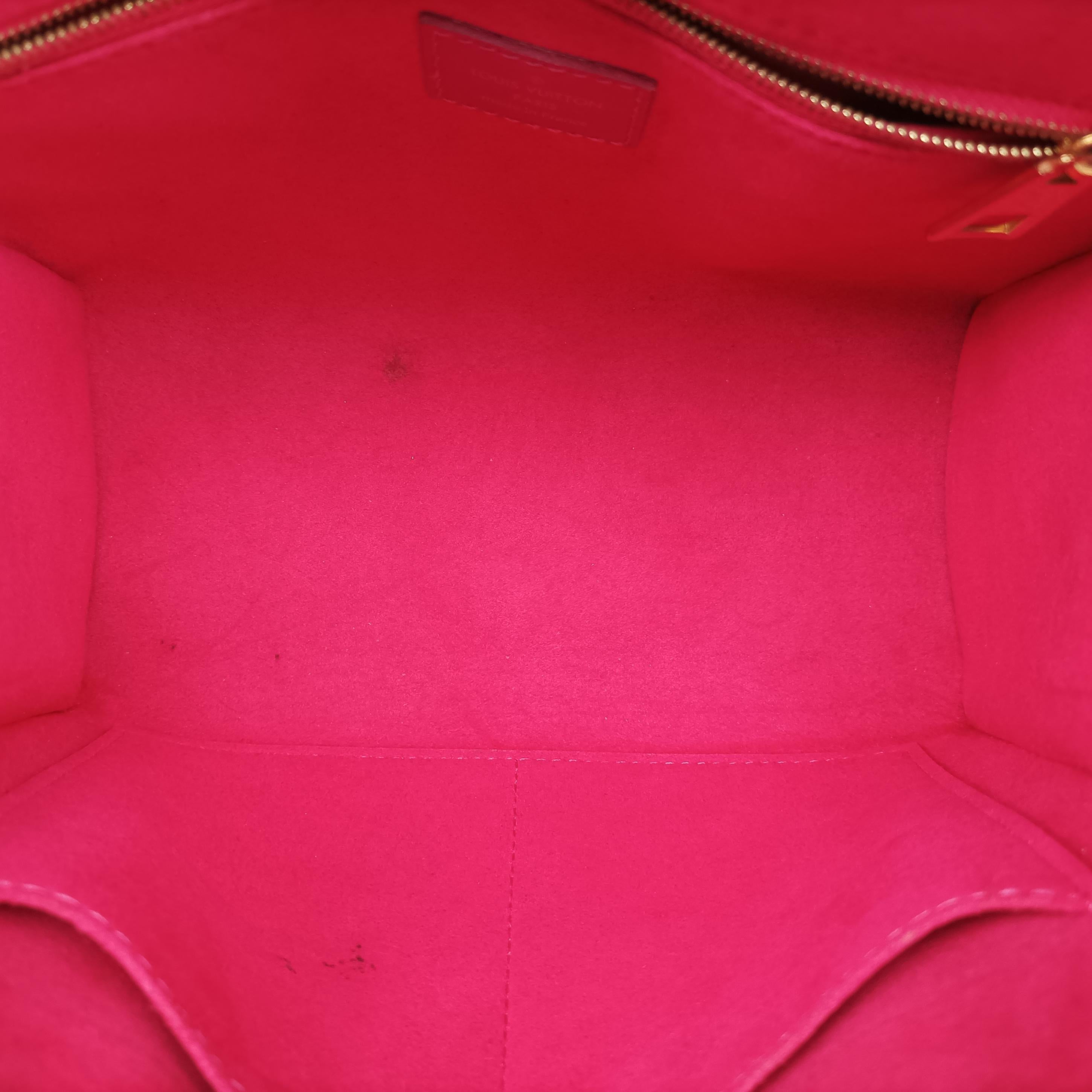 Pre-owned Louis Vuitton On The Go PM FREESIA Monogram Empreinte M45660 shoulderbag | stylenewstar
