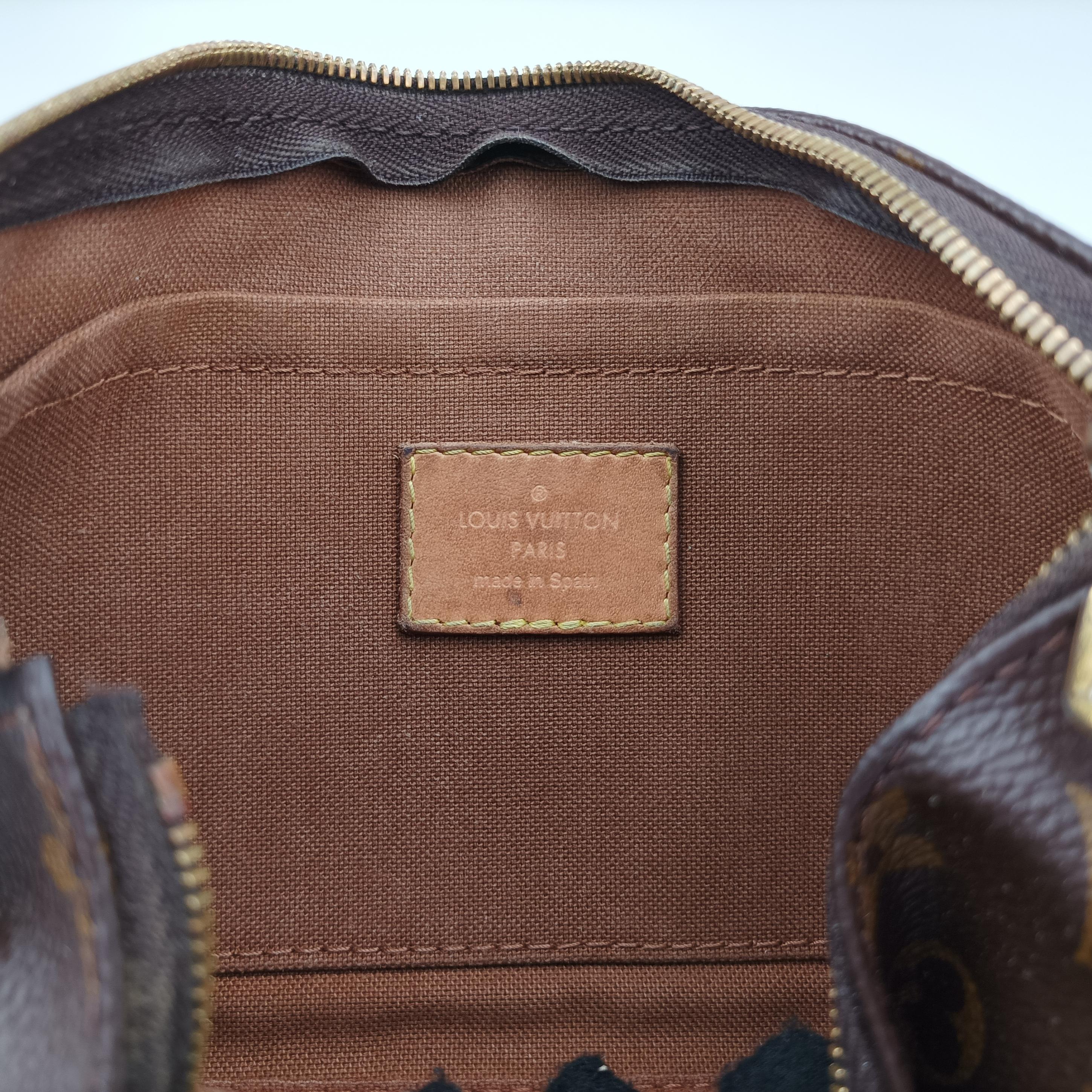 Pre-owned Louis Vuitton MULTI POCHETTE ACCESSOIRES MARRON×ROSE CLAIRE Monogram Canvas M44840 shoulderbag | stylenewstar
