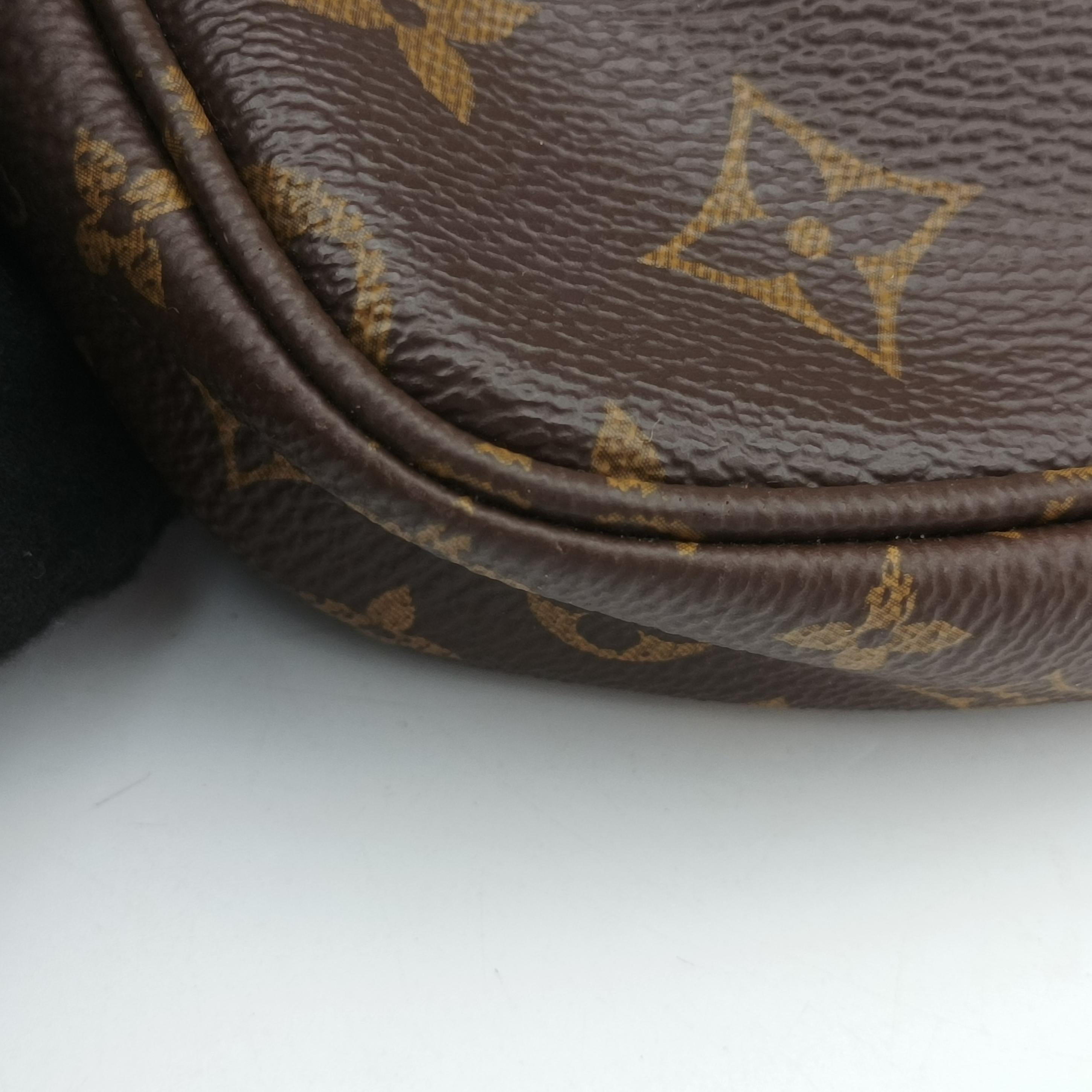Pre-owned Louis Vuitton MULTI POCHETTE ACCESSOIRES MARRON×ROSE CLAIRE Monogram Canvas M44840 shoulderbag | stylenewstar