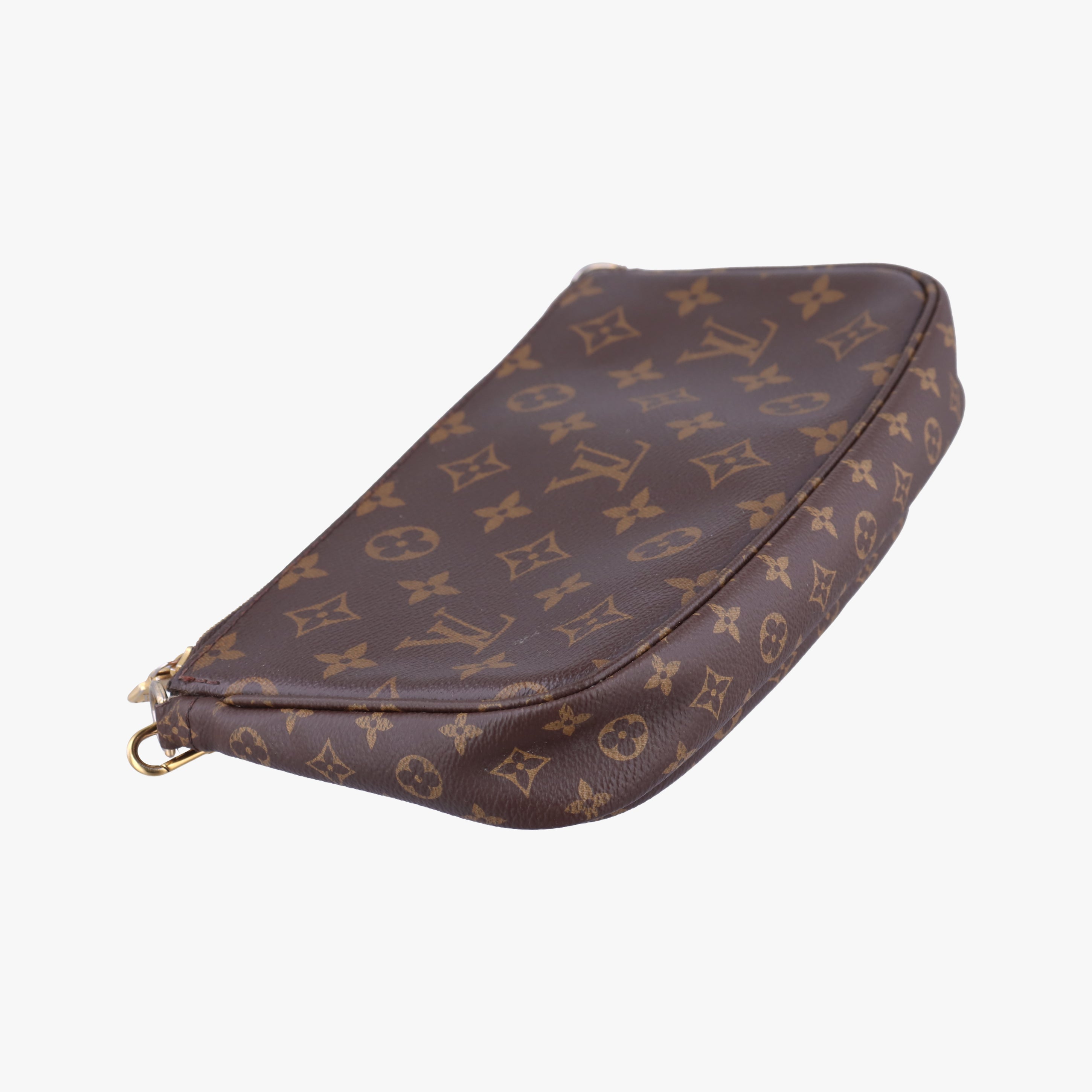 Pre-owned Louis Vuitton MULTI POCHETTE ACCESSOIRES MARRON×ROSE CLAIRE Monogram Canvas M44840 shoulderbag | stylenewstar