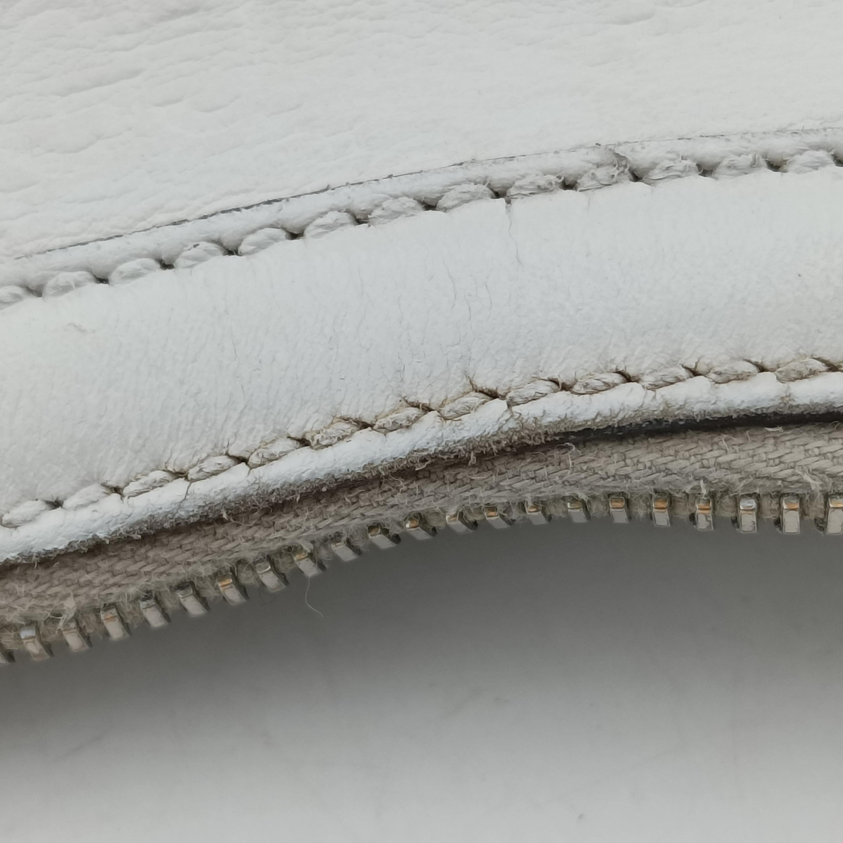 Pre-owned Gucci Horsebit Creole Hobo White Leather 232961 shoulderbag | stylenewstar