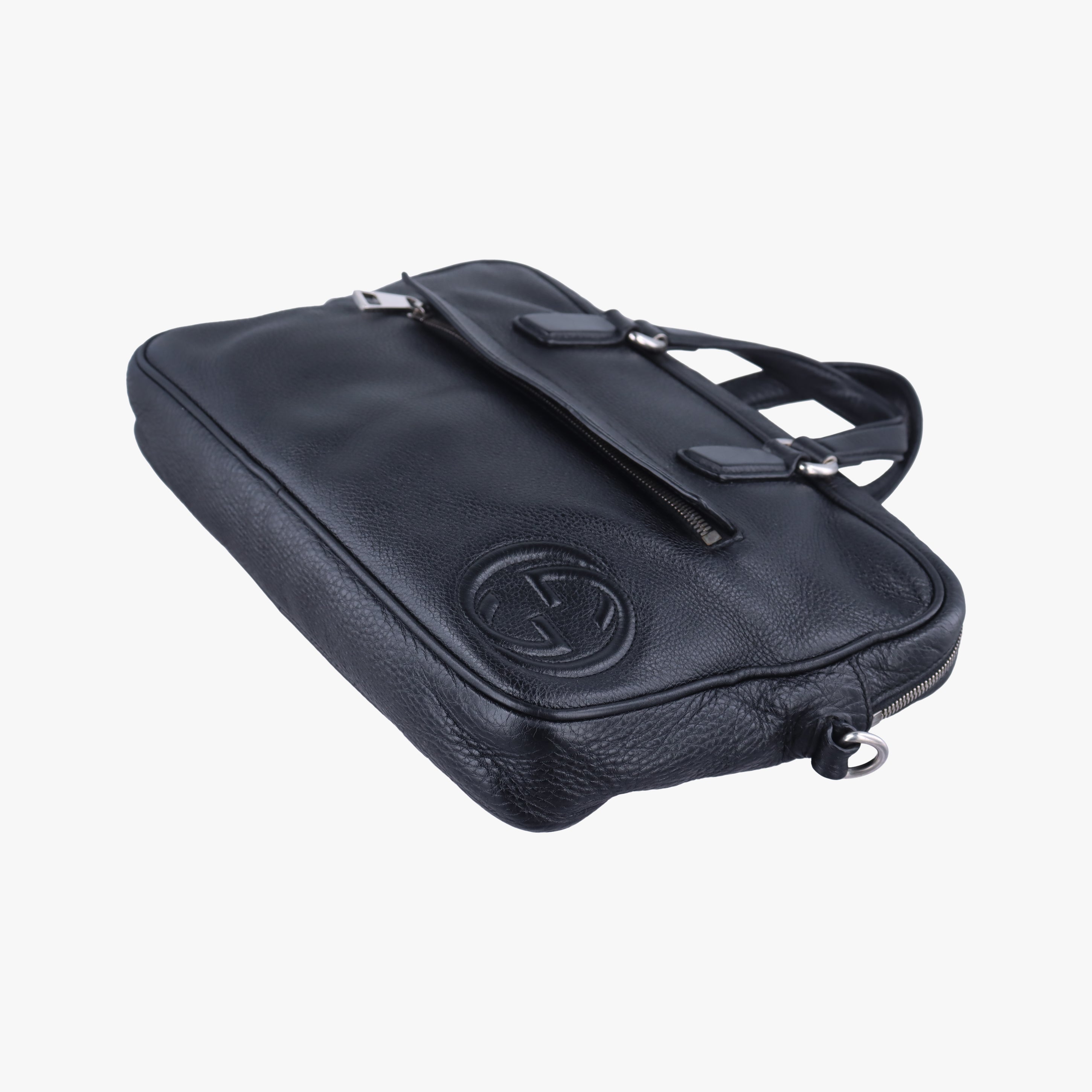 Pre-owned Gucci Soho Black Leather 359266 shoulderbag | stylenewstar