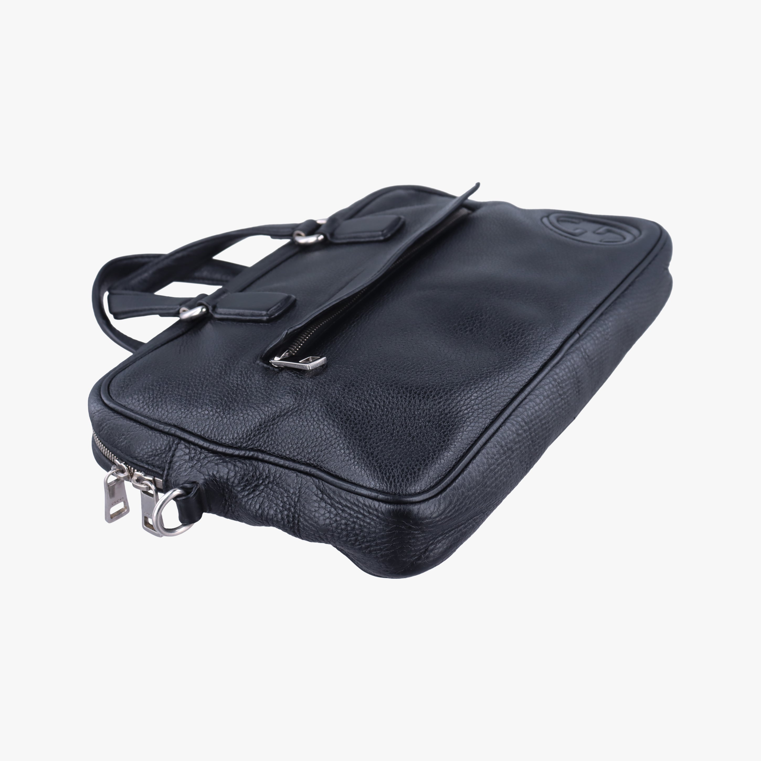 Pre-owned Gucci Soho Black Leather 359266 shoulderbag | stylenewstar