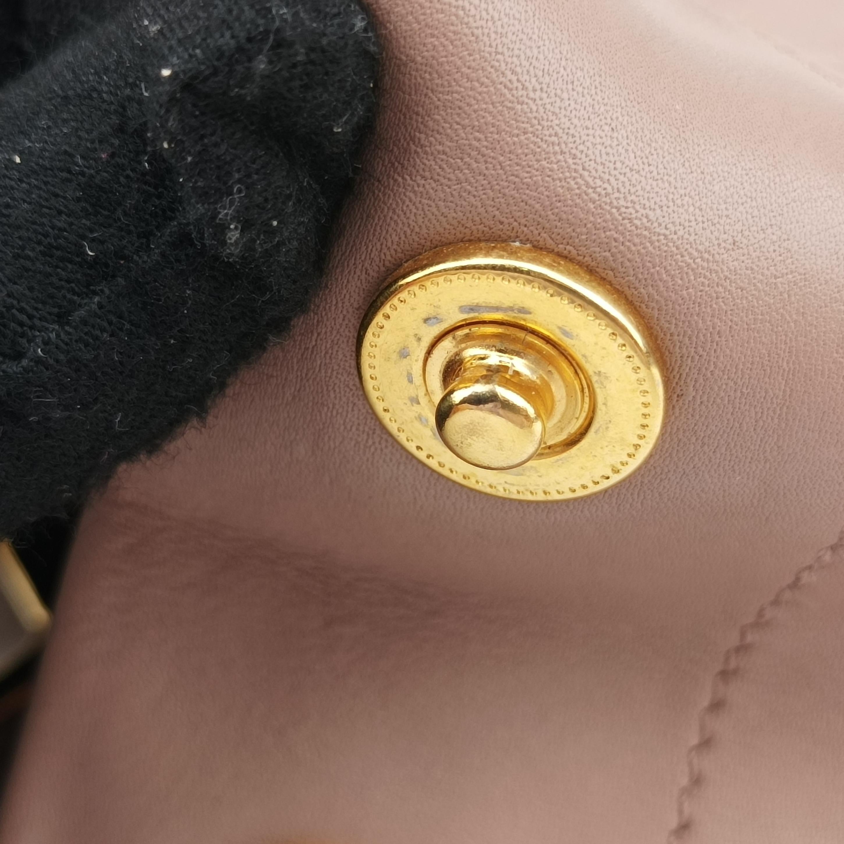 Vintage Prada Ribbon Pink Leather  shoulderbag | stylenewstar