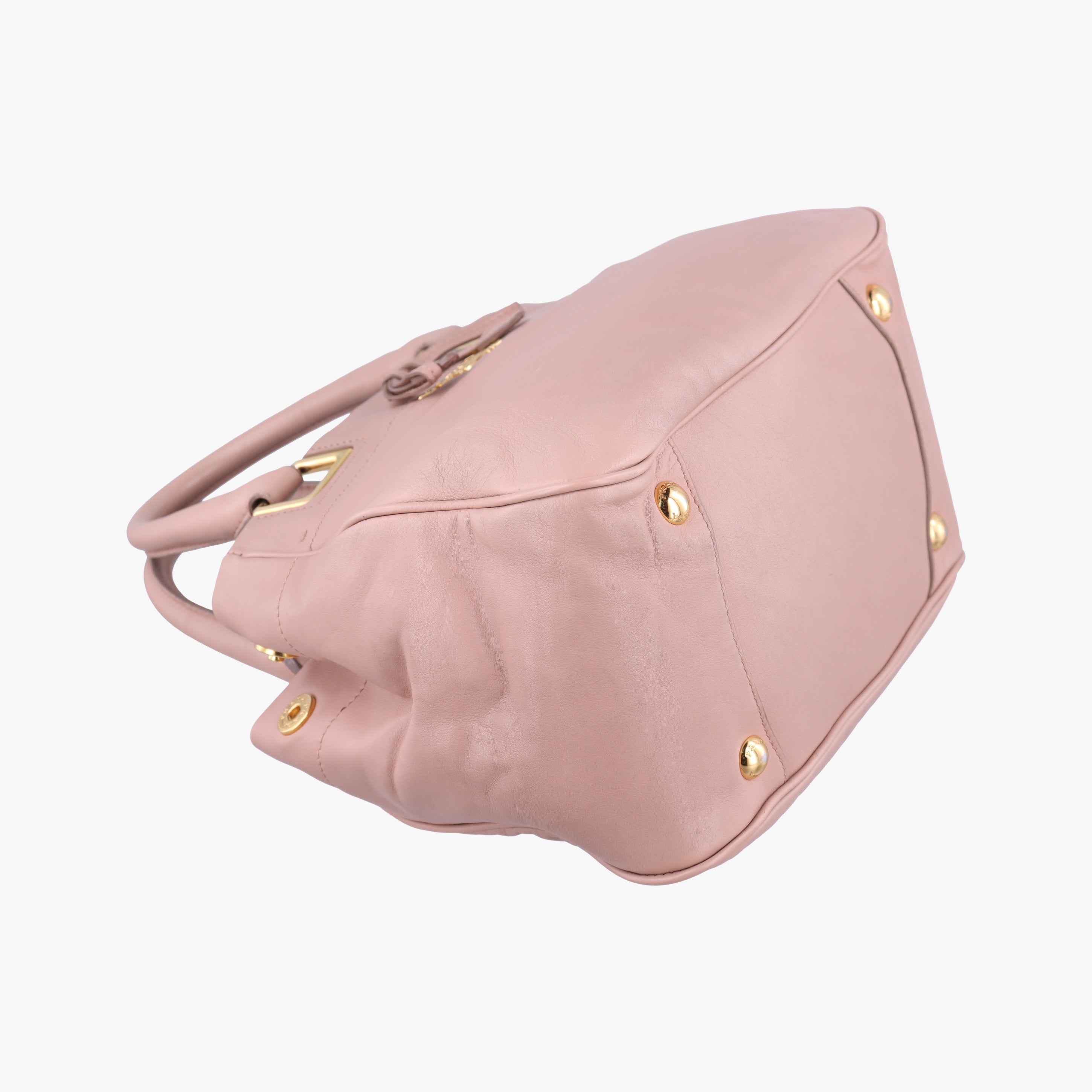 Vintage Prada Ribbon Pink Leather  shoulderbag | stylenewstar