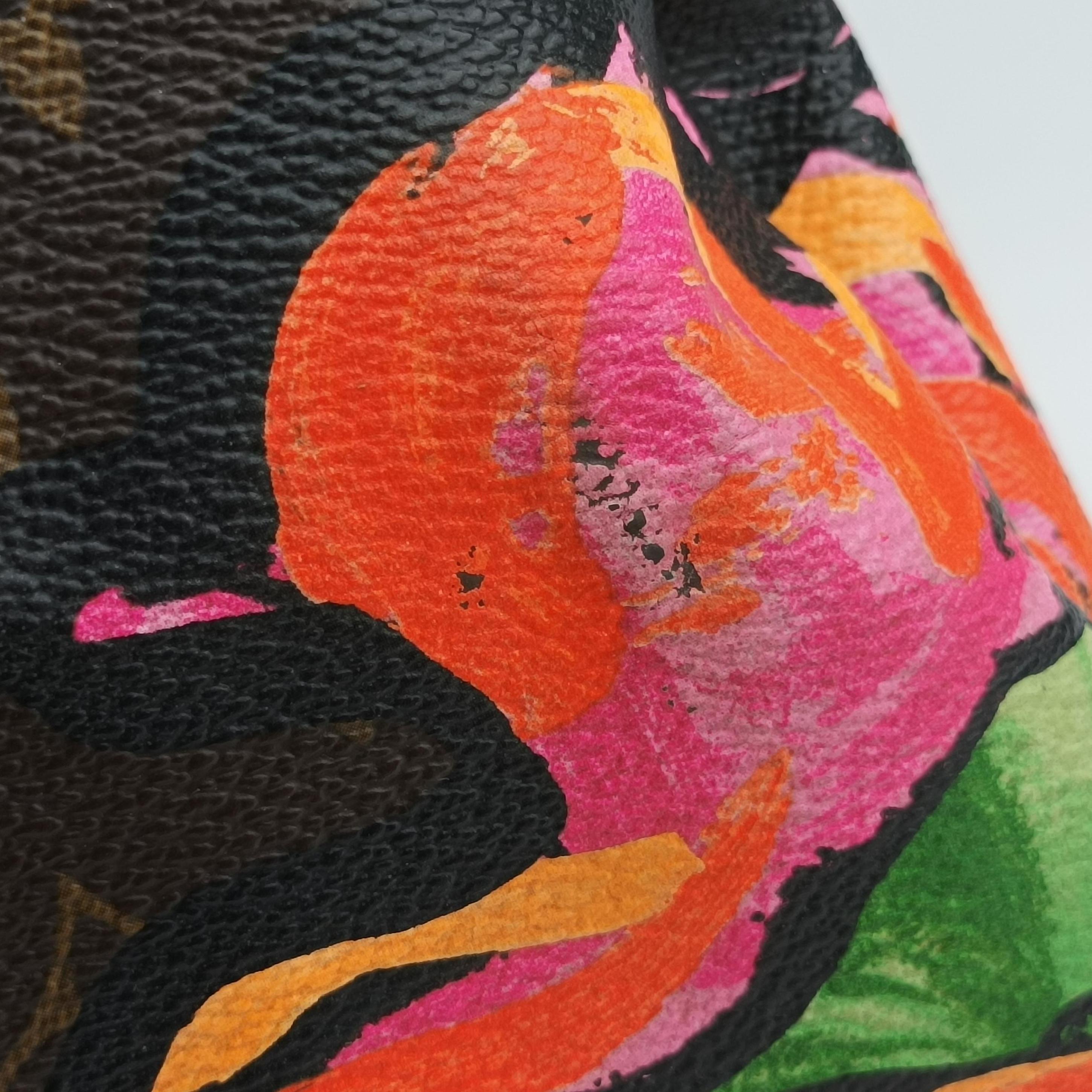 Pre-owned Louis Vuitton SPEEDY 30 brown×Multicolor Monogram Rose M48610 handbag | stylenewstar
