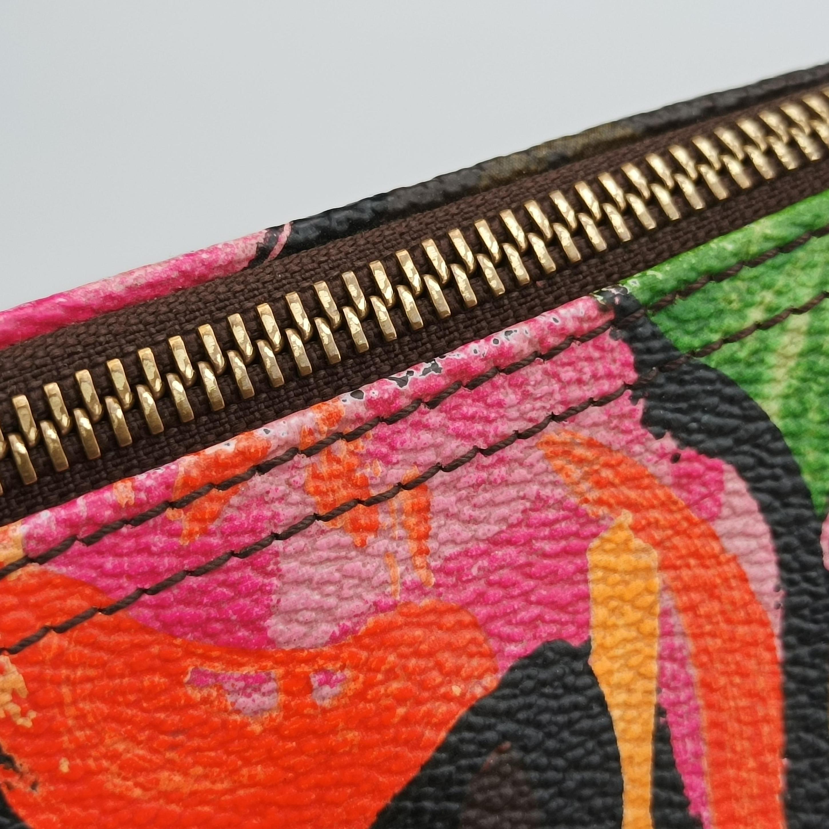 Pre-owned Louis Vuitton SPEEDY 30 brown×Multicolor Monogram Rose M48610 handbag | stylenewstar