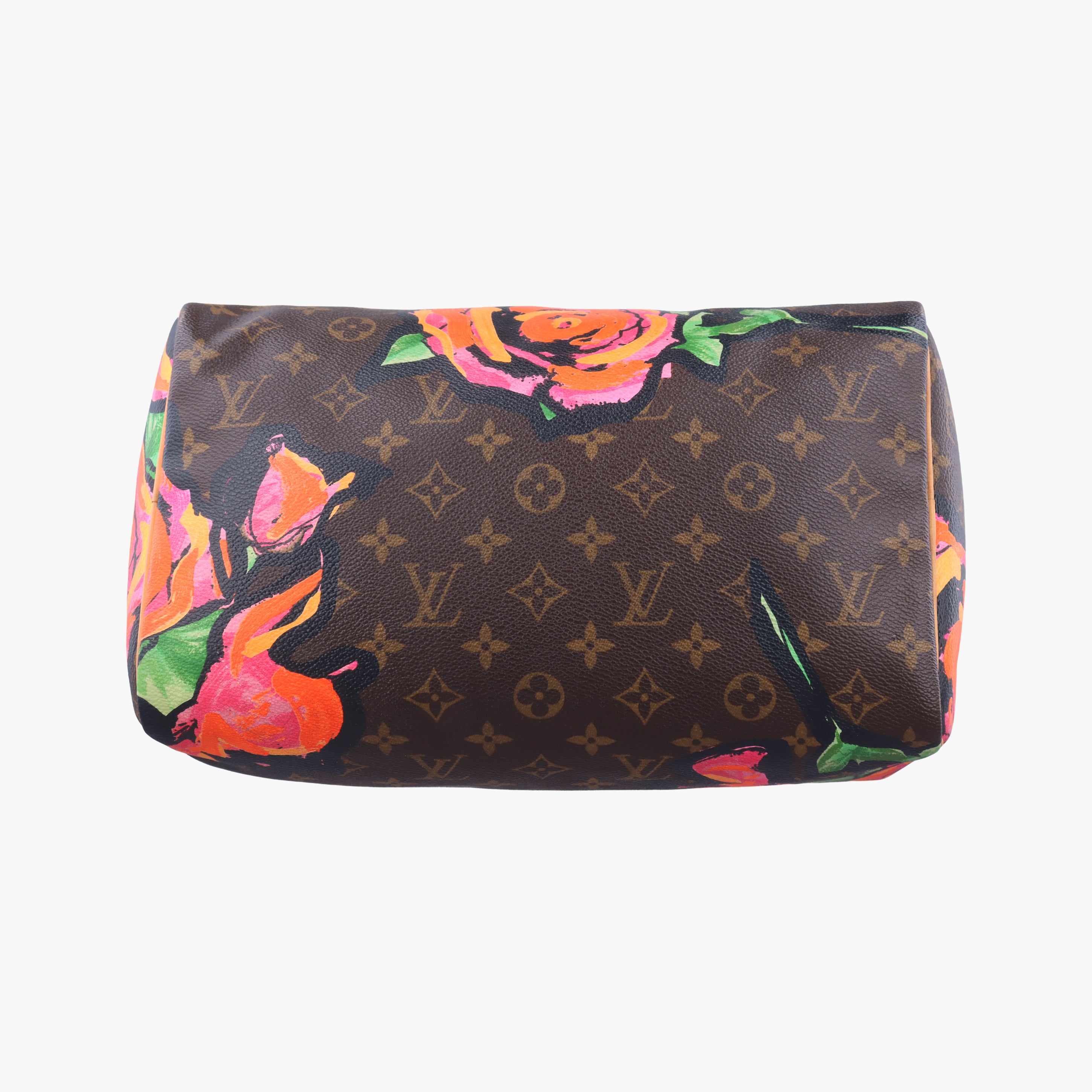 Pre-owned Louis Vuitton SPEEDY 30 brown×Multicolor Monogram Rose M48610 handbag | stylenewstar