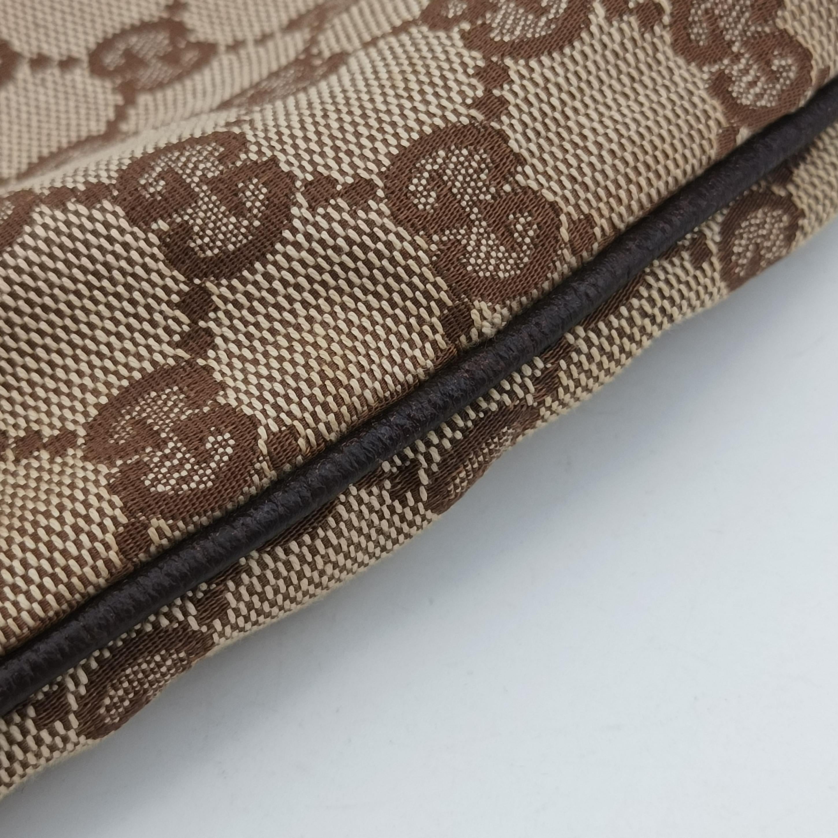 Vintage Gucci Abbey Brown canvas×leather 131326 shoulderbag | stylenewstar