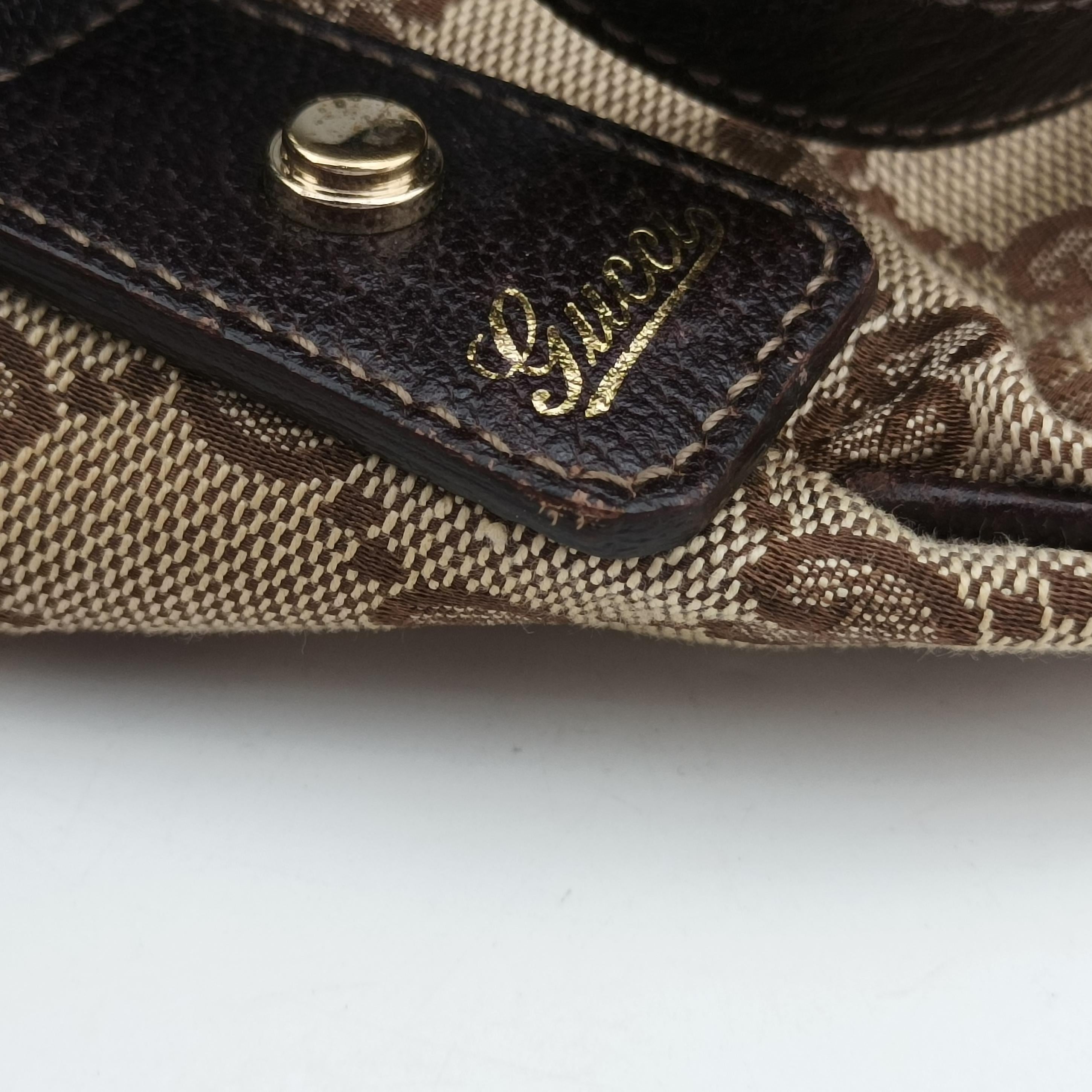 Vintage Gucci Abbey Brown canvas×leather 131326 shoulderbag | stylenewstar