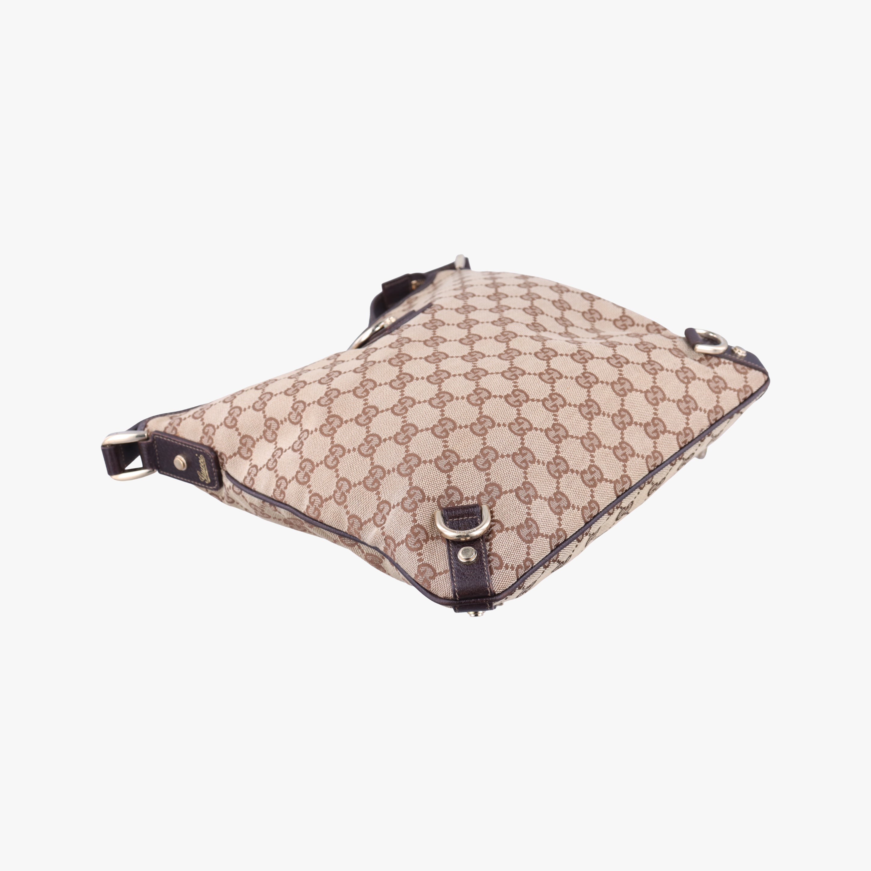 Vintage Gucci Abbey Brown canvas×leather 131326 shoulderbag | stylenewstar