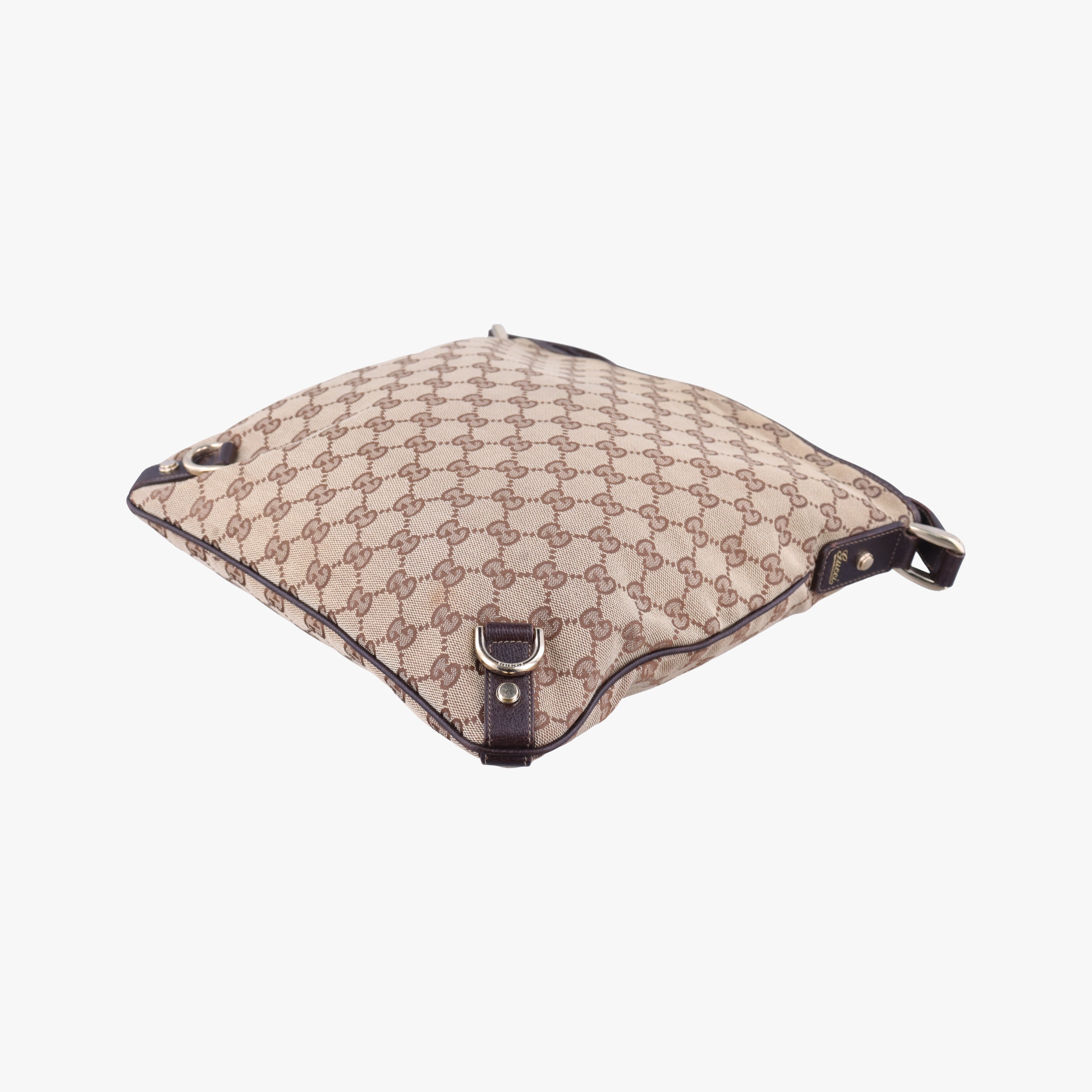 Vintage Gucci Abbey Brown canvas×leather 131326 shoulderbag | stylenewstar