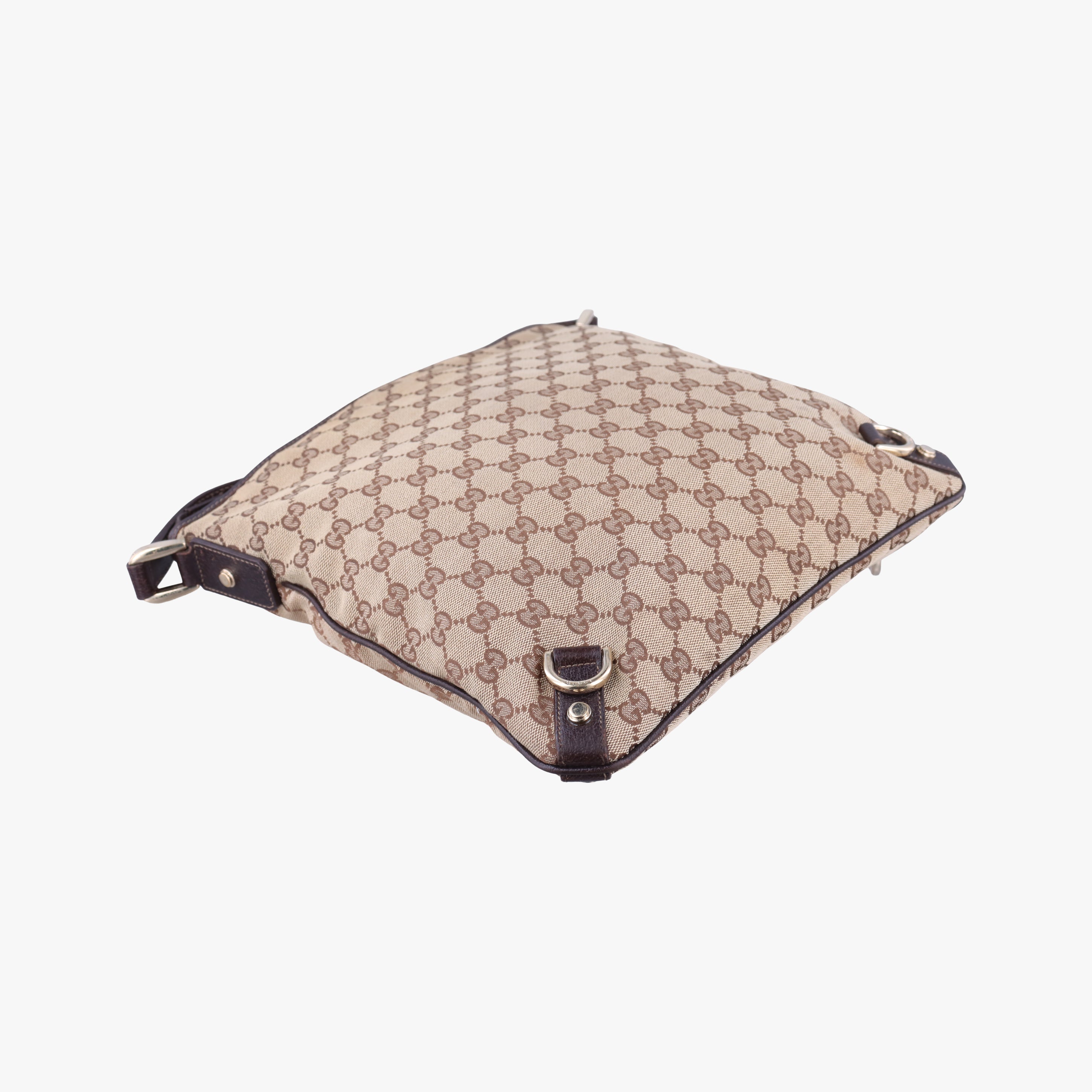 Vintage Gucci Abbey Brown canvas×leather 131326 shoulderbag | stylenewstar