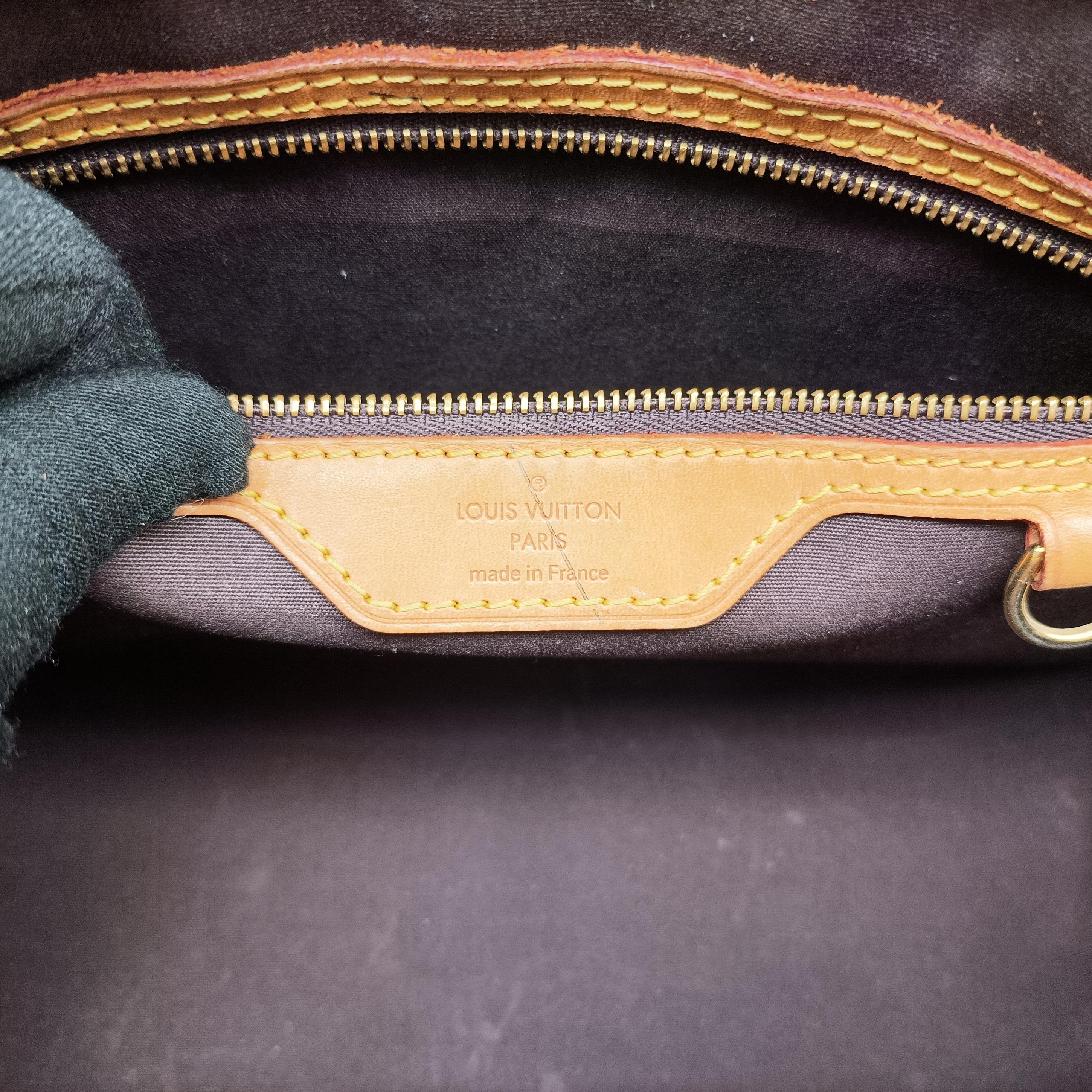 Pre-owned Louis Vuitton Brea MM AMARANTE Vernis M91619 handbag | stylenewstar
