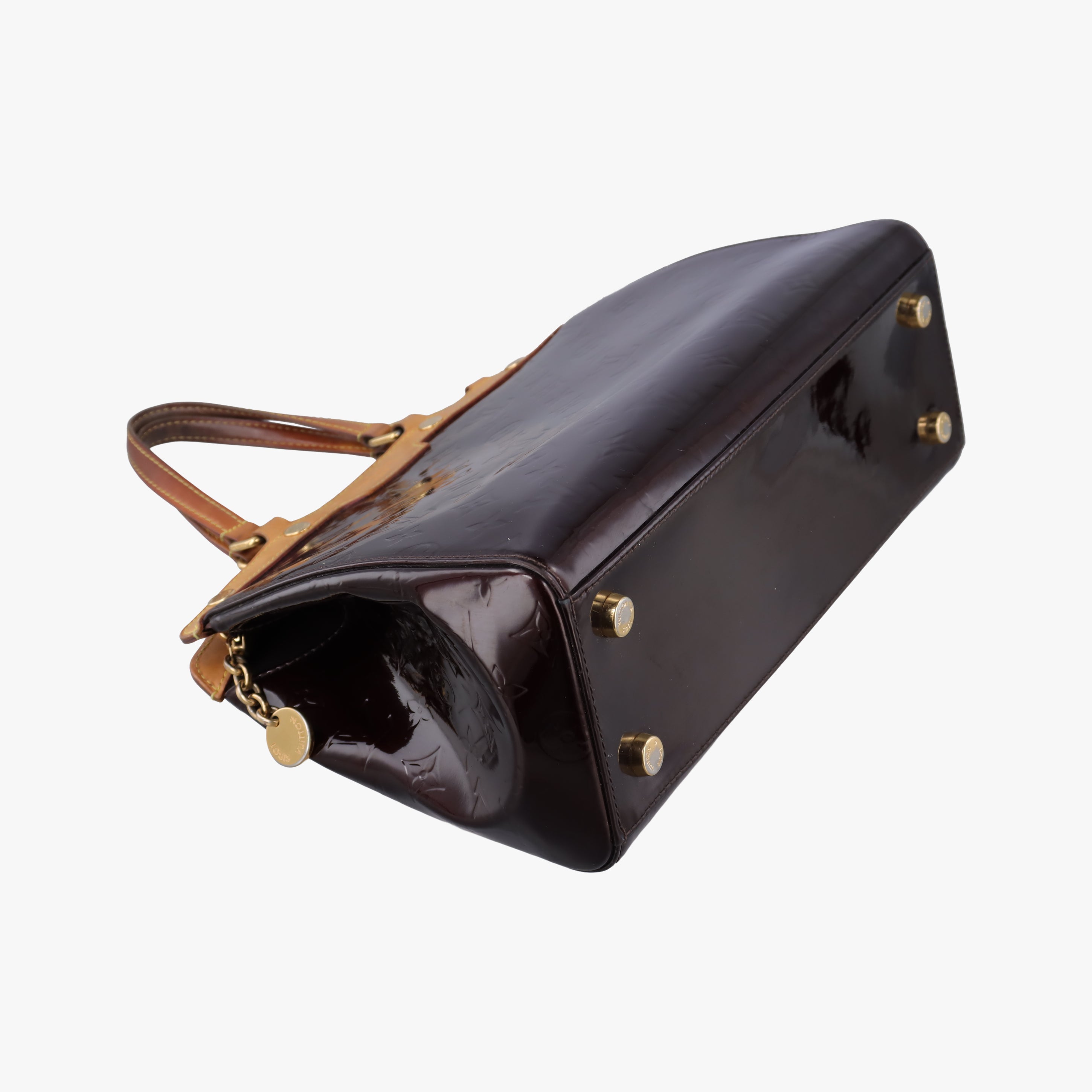 Pre-owned Louis Vuitton Brea MM AMARANTE Vernis M91619 handbag | stylenewstar