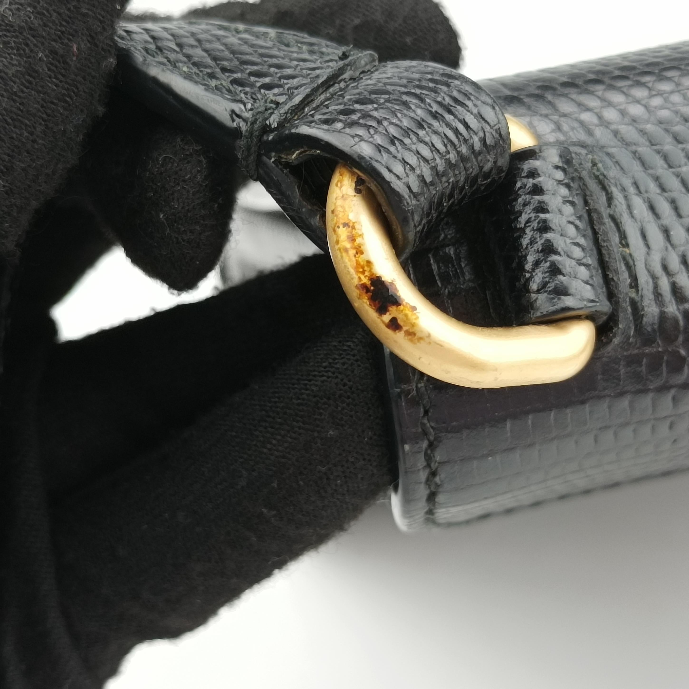 Pre-owned Dolce & Gabbana Miss Monica Black Leather  shoulderbag | stylenewstar