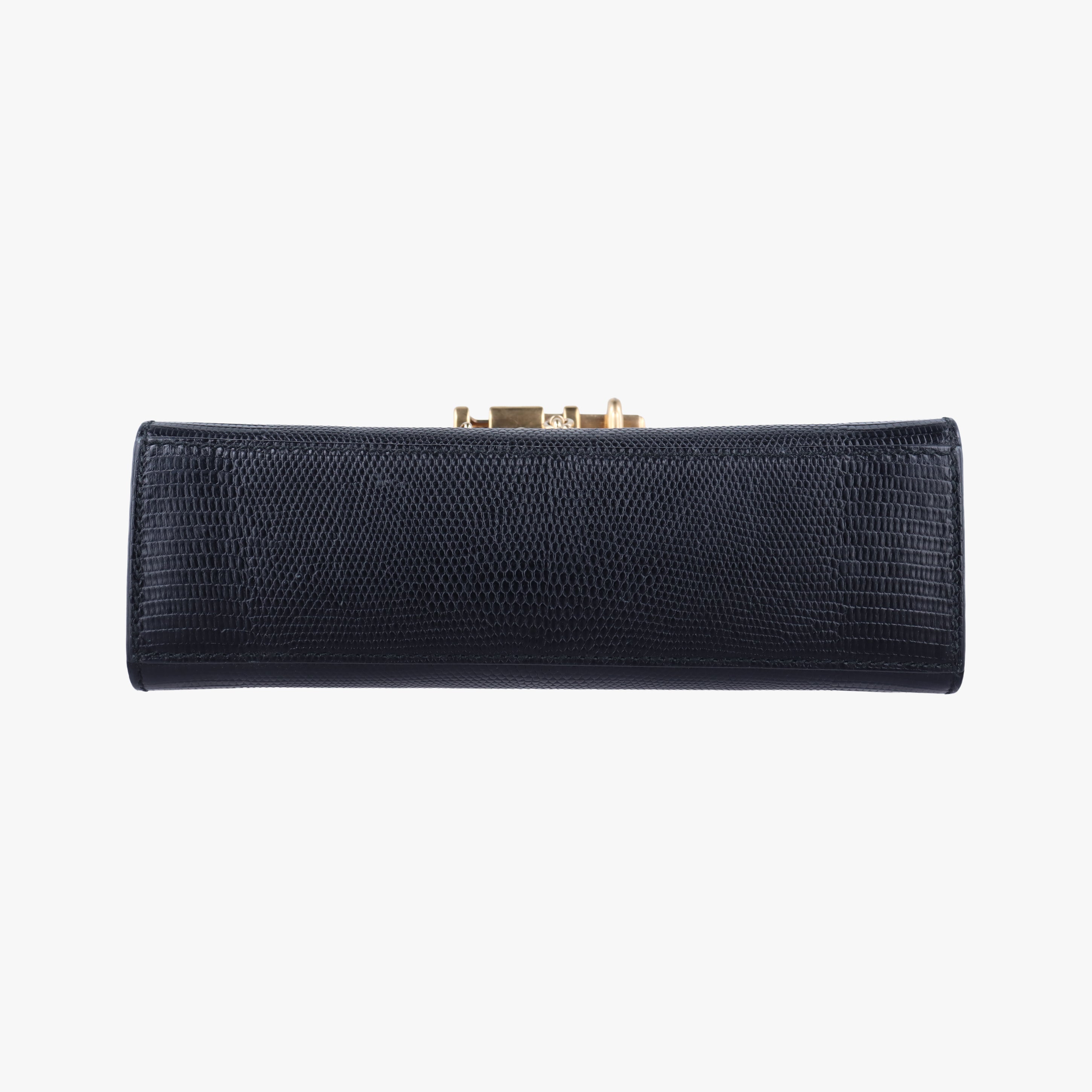 Pre-owned Dolce & Gabbana Miss Monica Black Leather  shoulderbag | stylenewstar