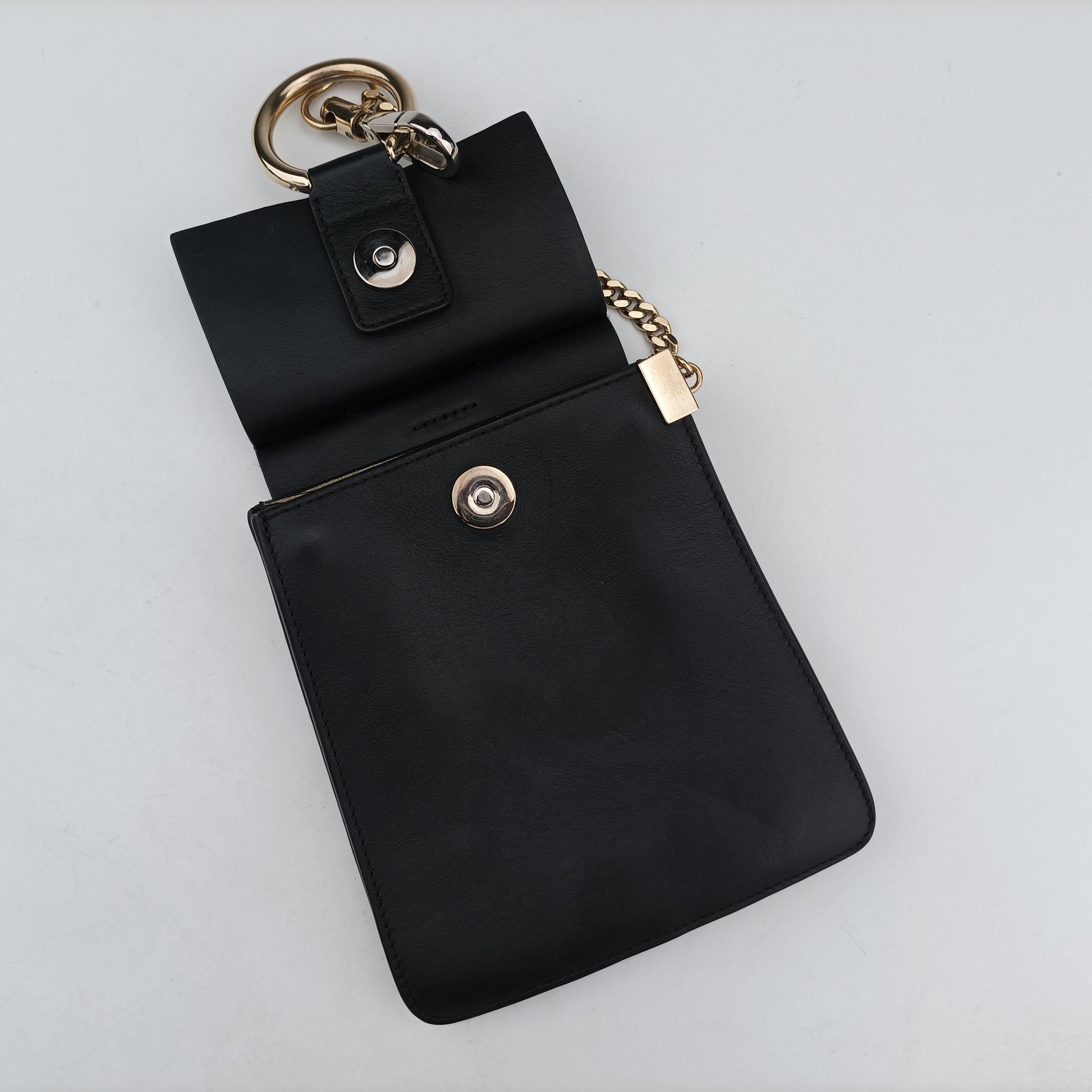 Pre-owned Chloe FAYE Black Leather  handbag | stylenewstar