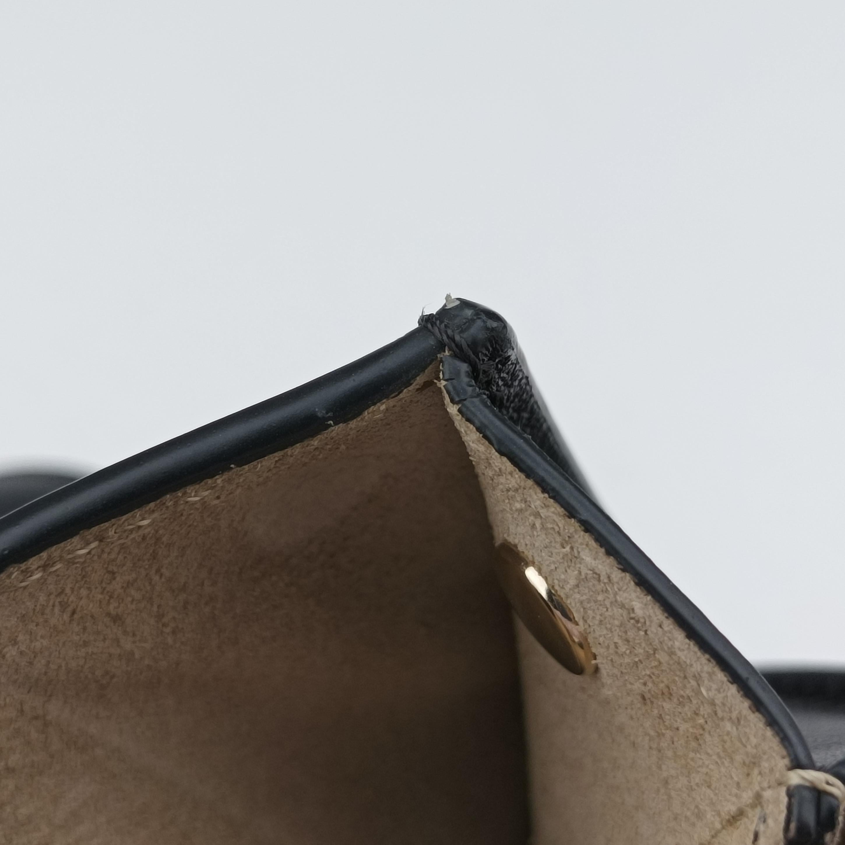 Pre-owned Chloe FAYE Black Leather  handbag | stylenewstar